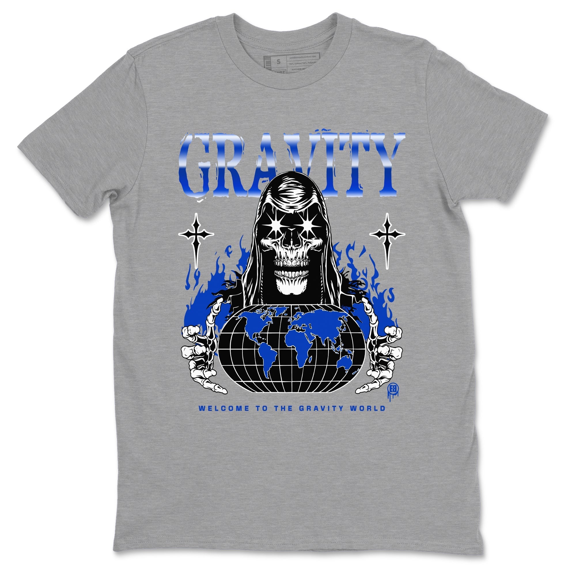 Gravity snkmatch Tees - Air Foamposite One Royal