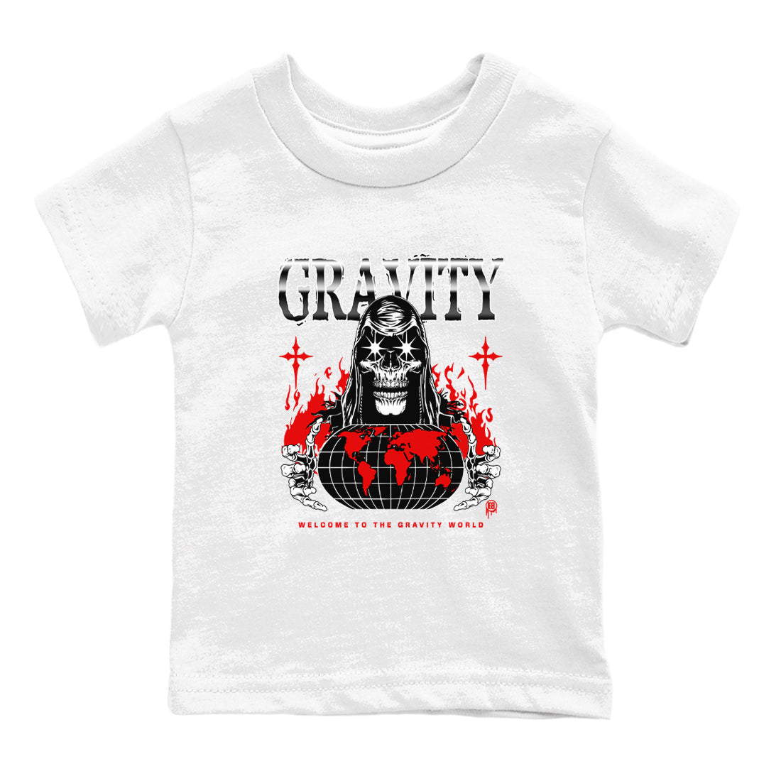 Gravity snkmatch Tees Kids - Air Jordan 1 Black Toe Reimagined