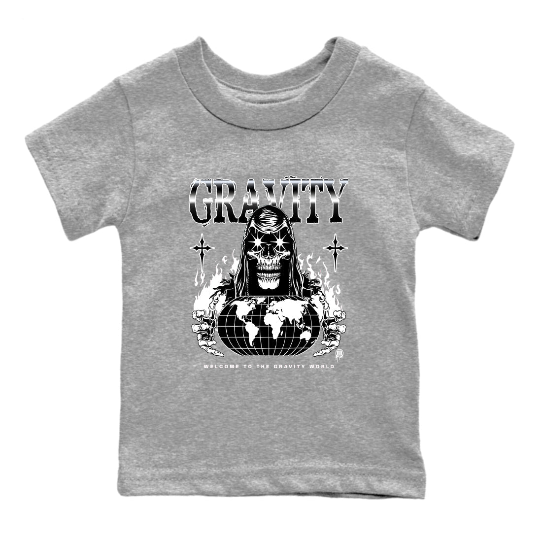 Gravity snkmatch Tees Kids - Air Jordan 4 White Thunder