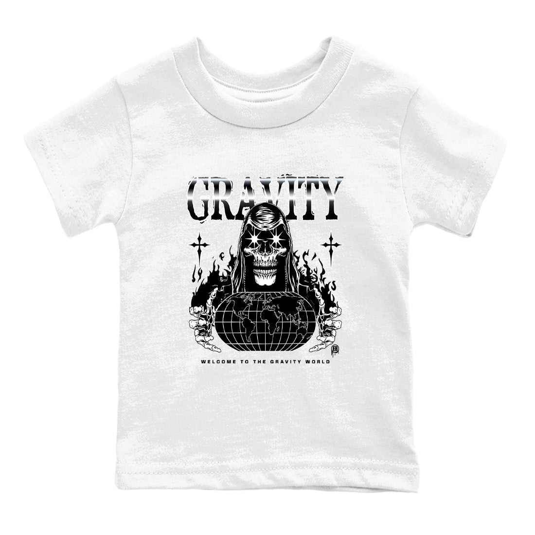 Gravity snkmatch Tees Kids - Air Jordan 4 White Thunder