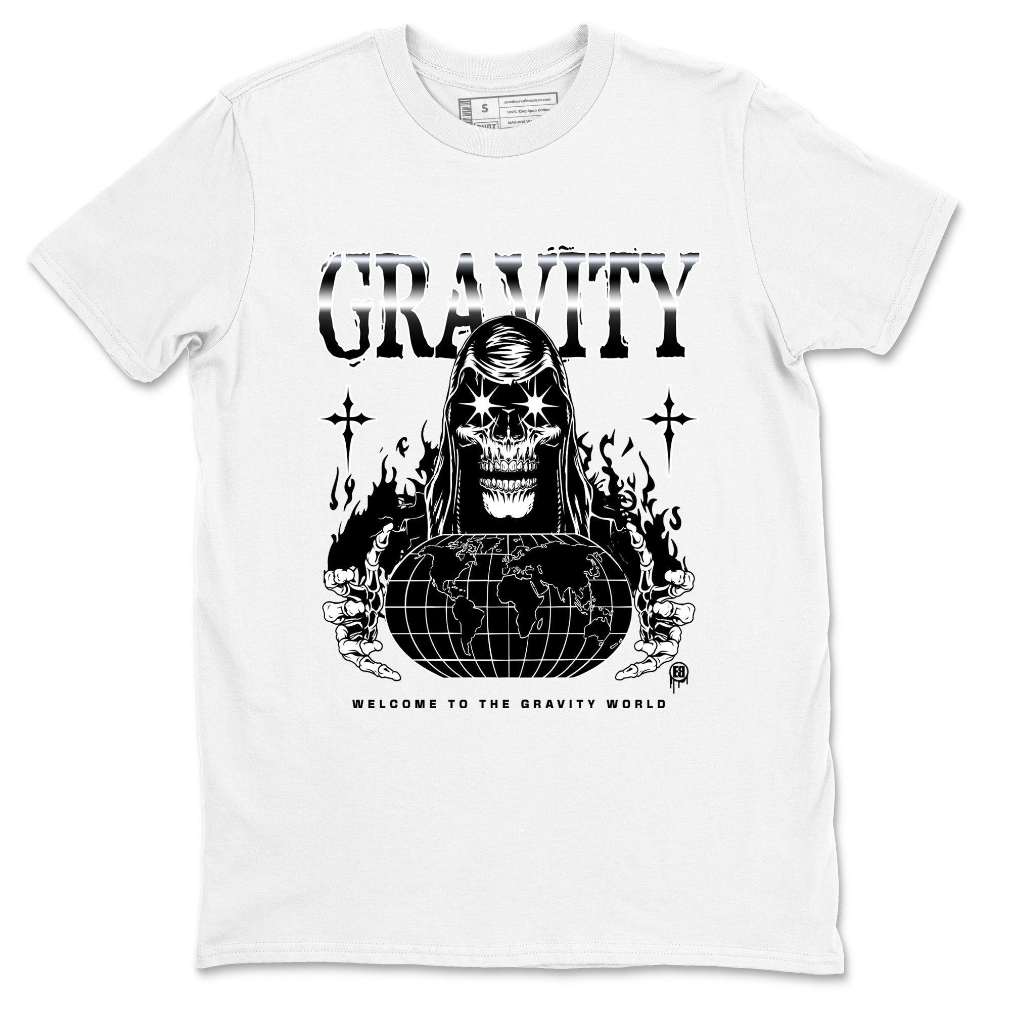 Gravity snkmatch Tees - Air Jordan 4 White Thunder