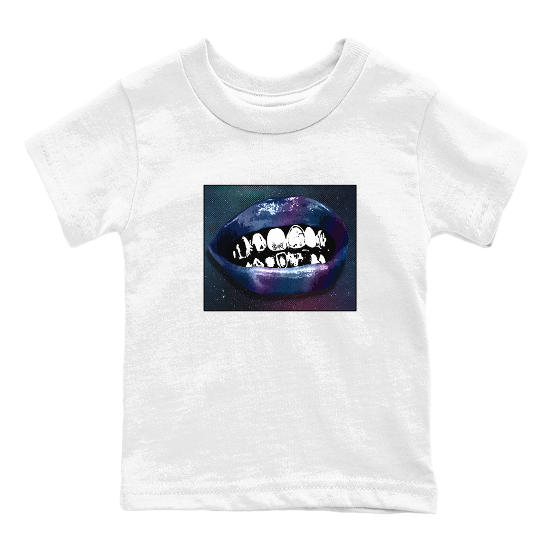 Grillz Lips snkmatch Tees Kids - Air Foamposite One Galaxy