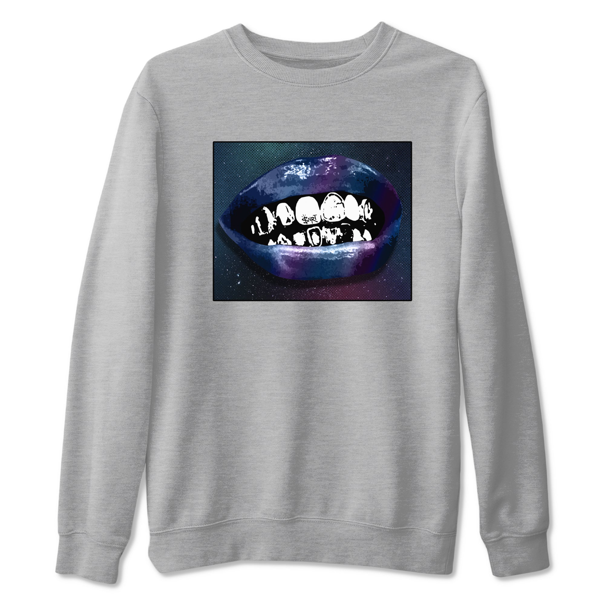 Grillz Lips snkmatch Tees - Air Foamposite One Galaxy