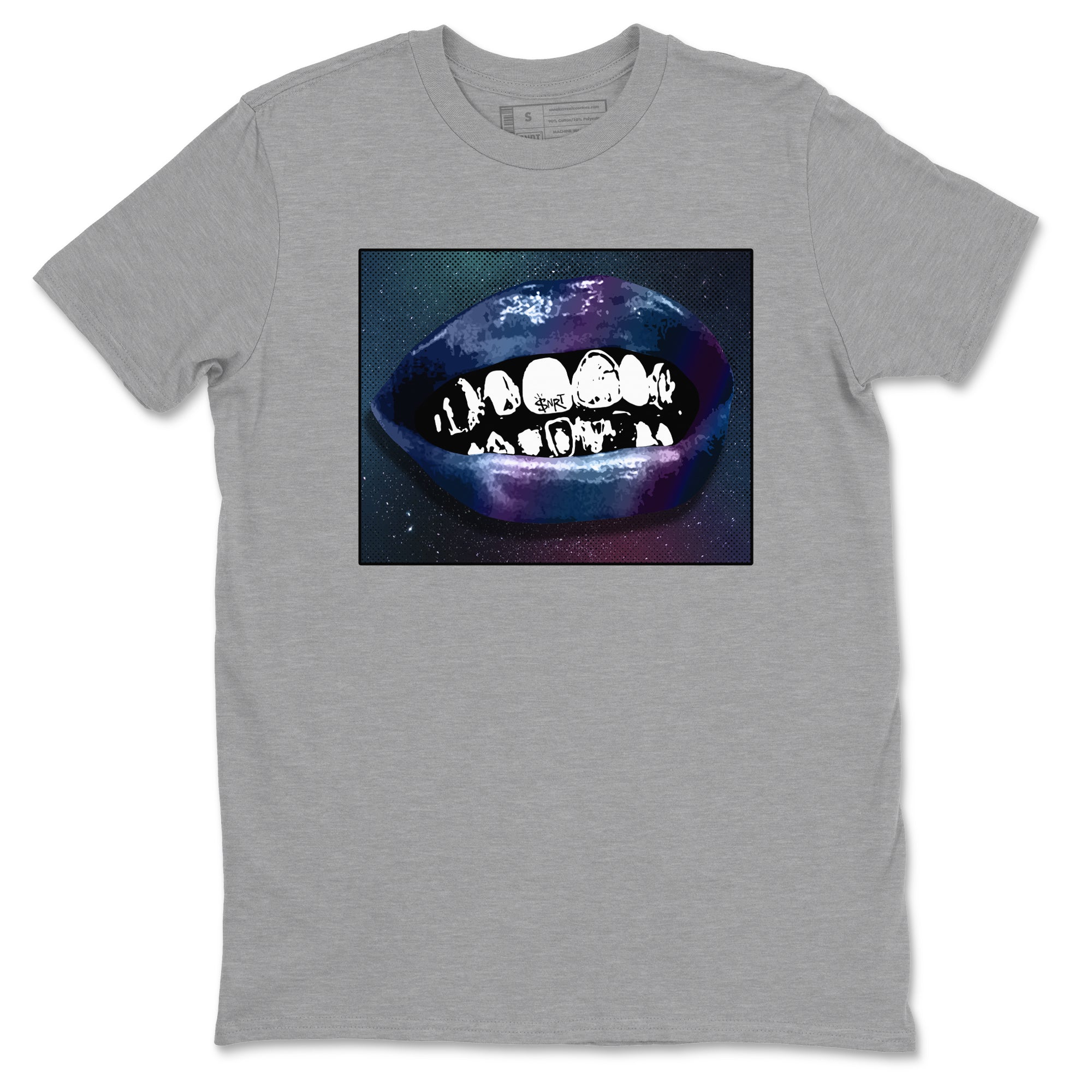 Grillz Lips snkmatch Tees - Air Foamposite One Galaxy