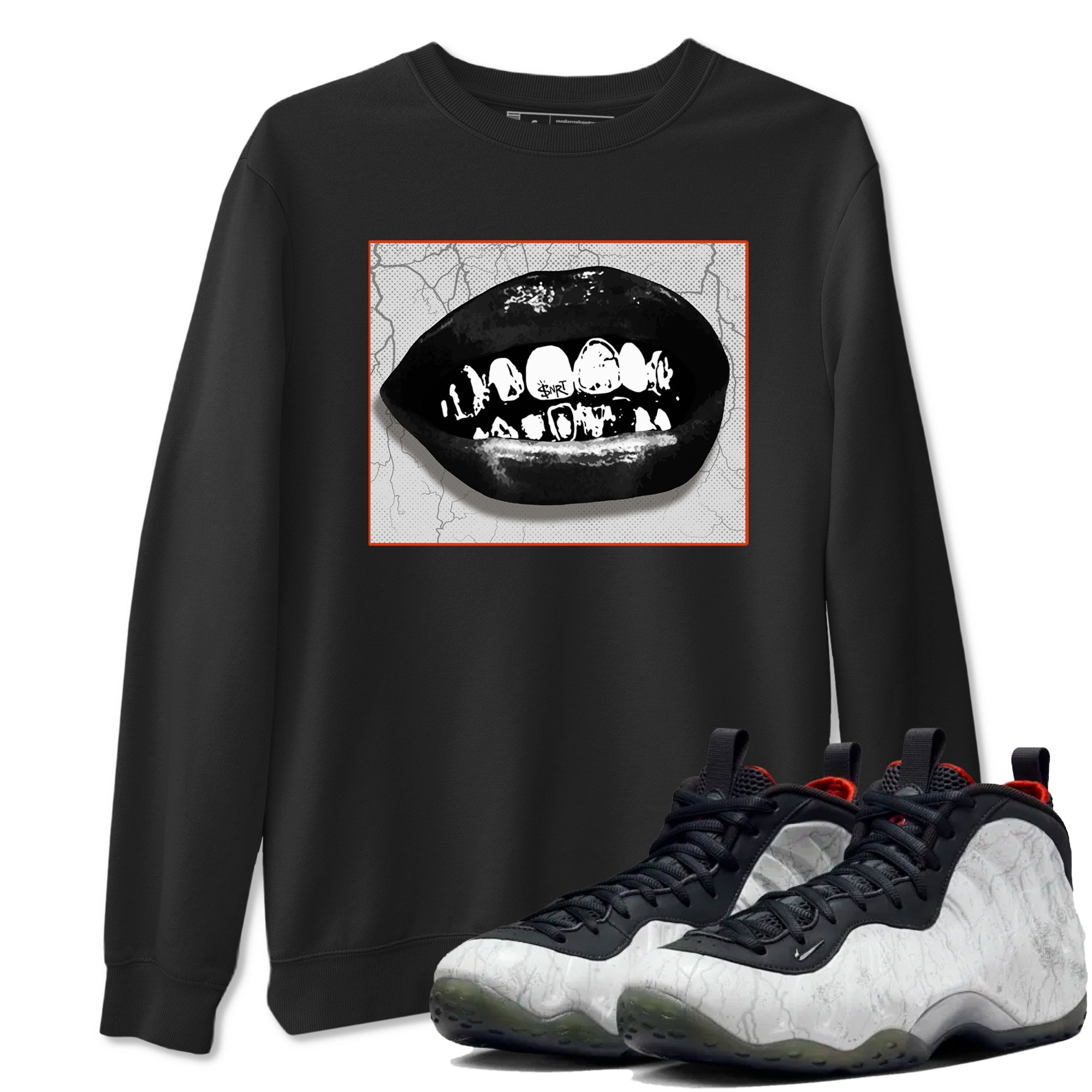 Grillz Lips snkmatch Tees - Air Foamposite One Jin