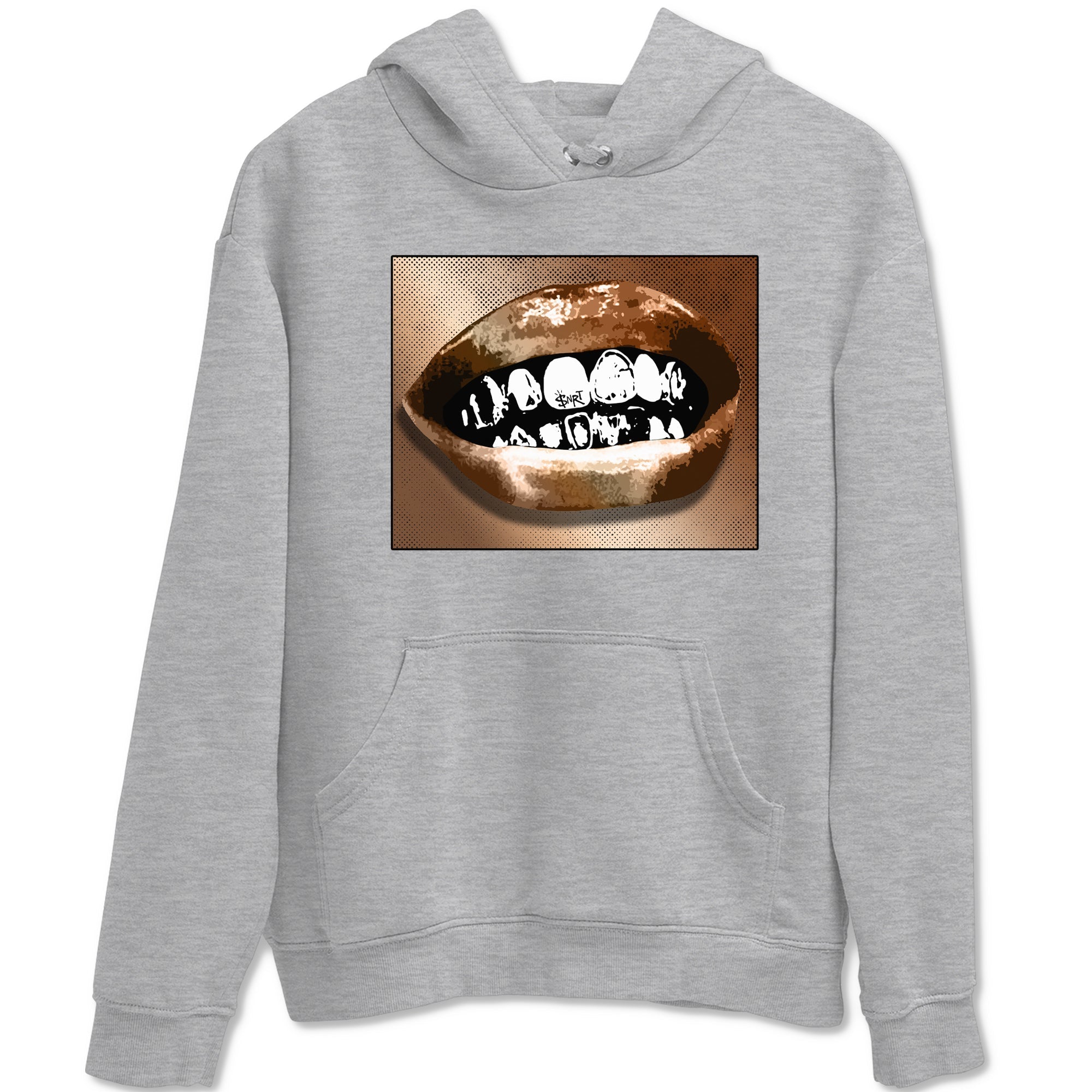 Grillz Lips snkmatch Tees - Air Foamposite One Metallic Copper