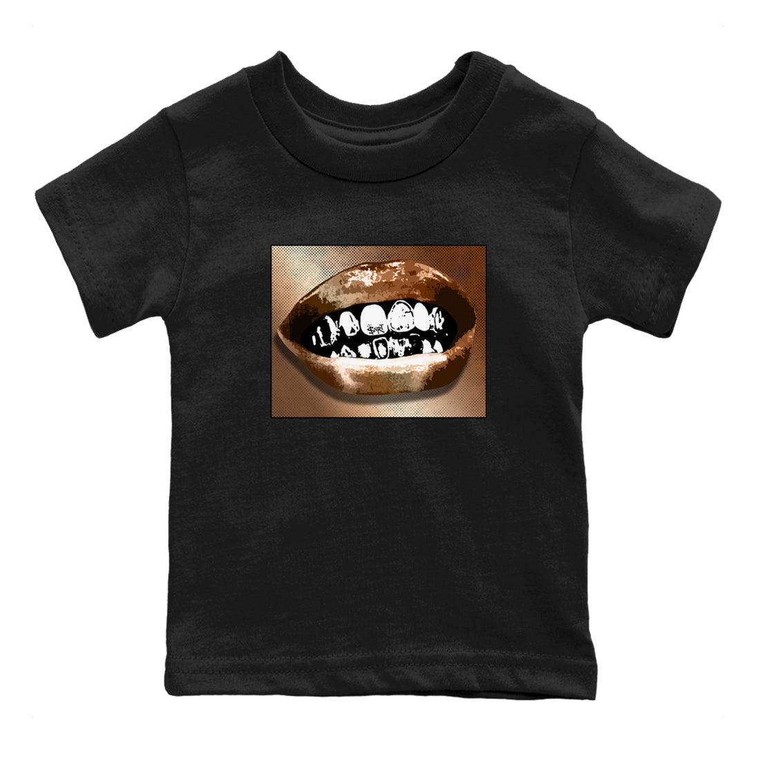 Grillz Lips snkmatch Tees Kids - Air Foamposite One Metallic Copper