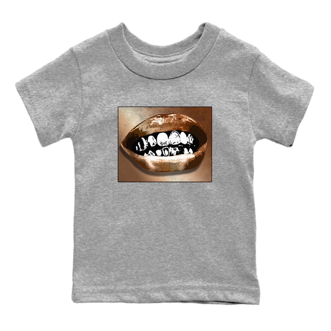 Grillz Lips snkmatch Tees Kids - Air Foamposite One Metallic Copper