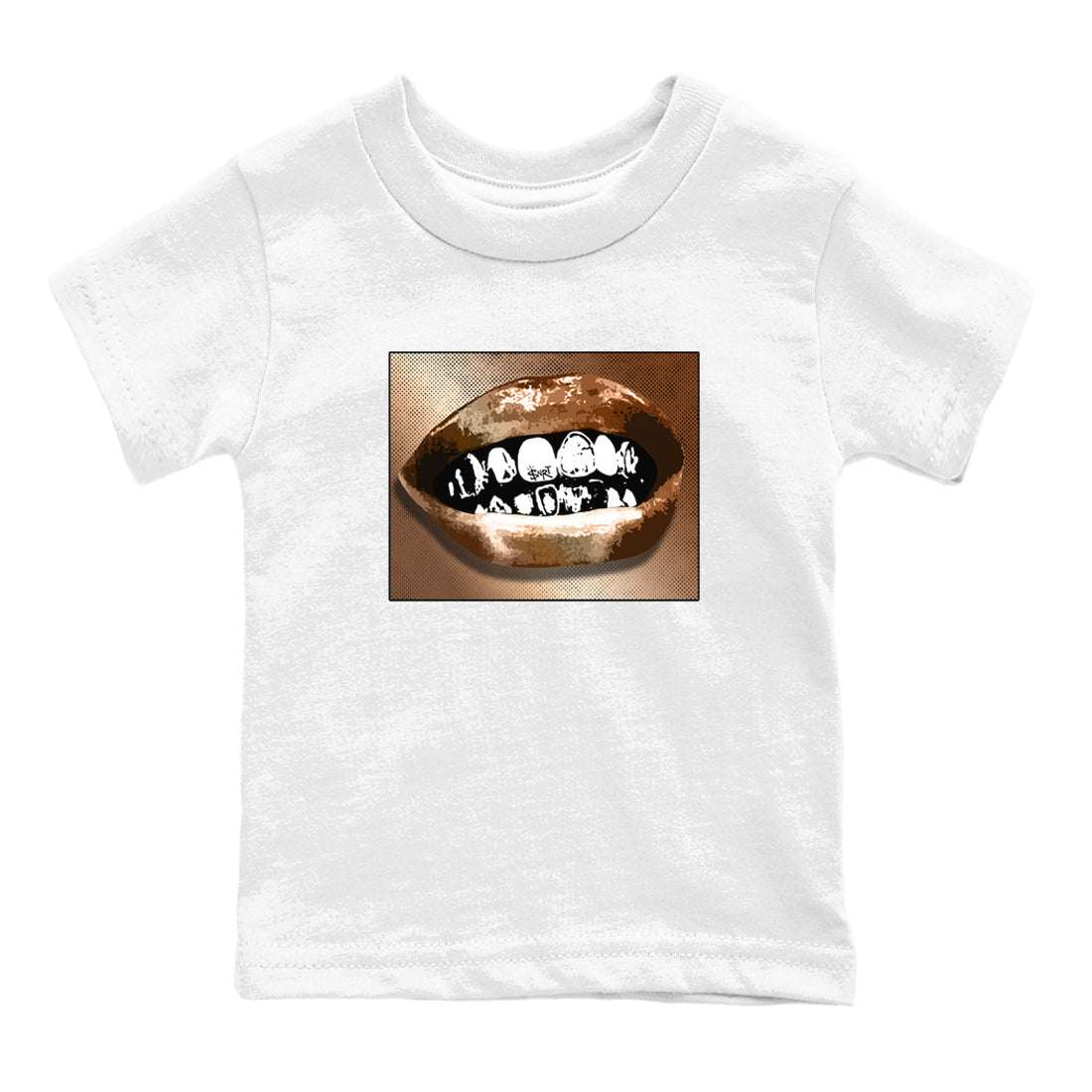 Grillz Lips snkmatch Tees Kids - Air Foamposite One Metallic Copper