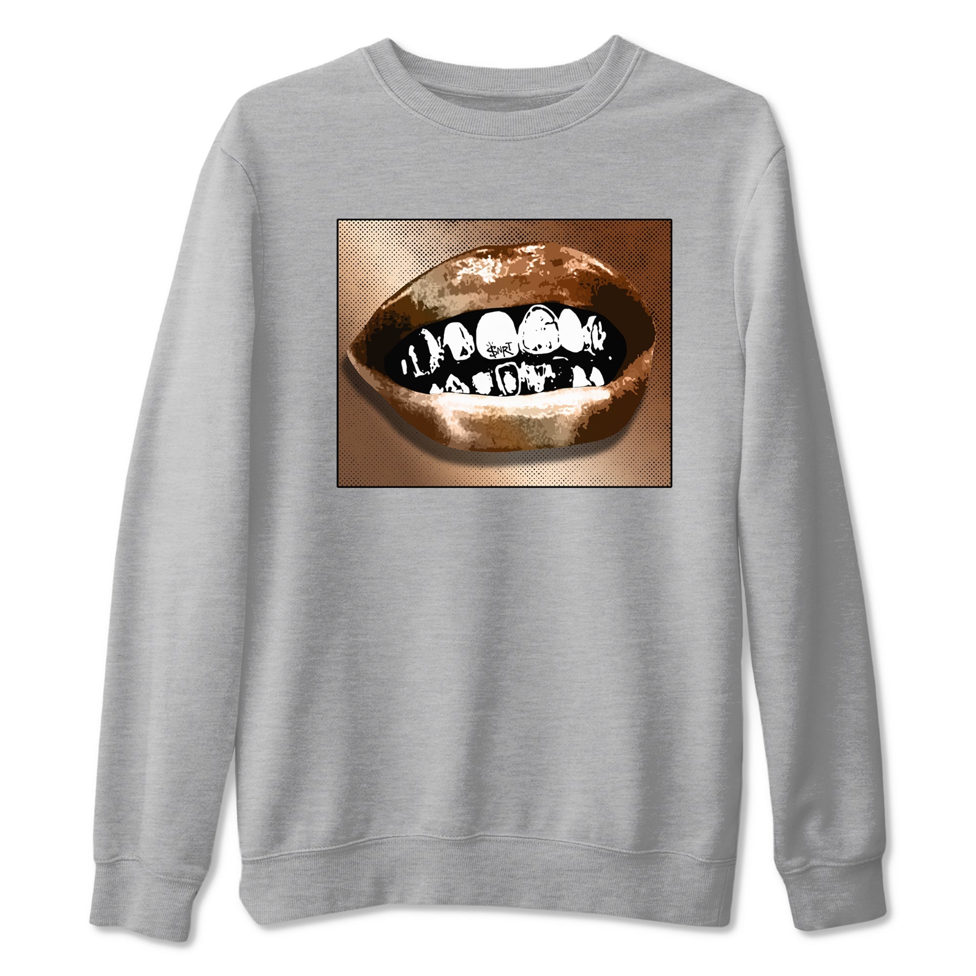 Grillz Lips snkmatch Tees - Air Foamposite One Metallic Copper