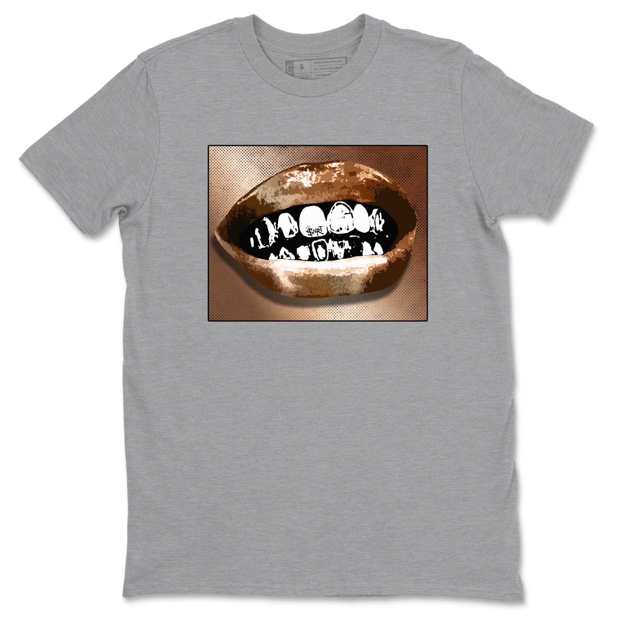 Grillz Lips snkmatch Tees - Air Foamposite One Metallic Copper