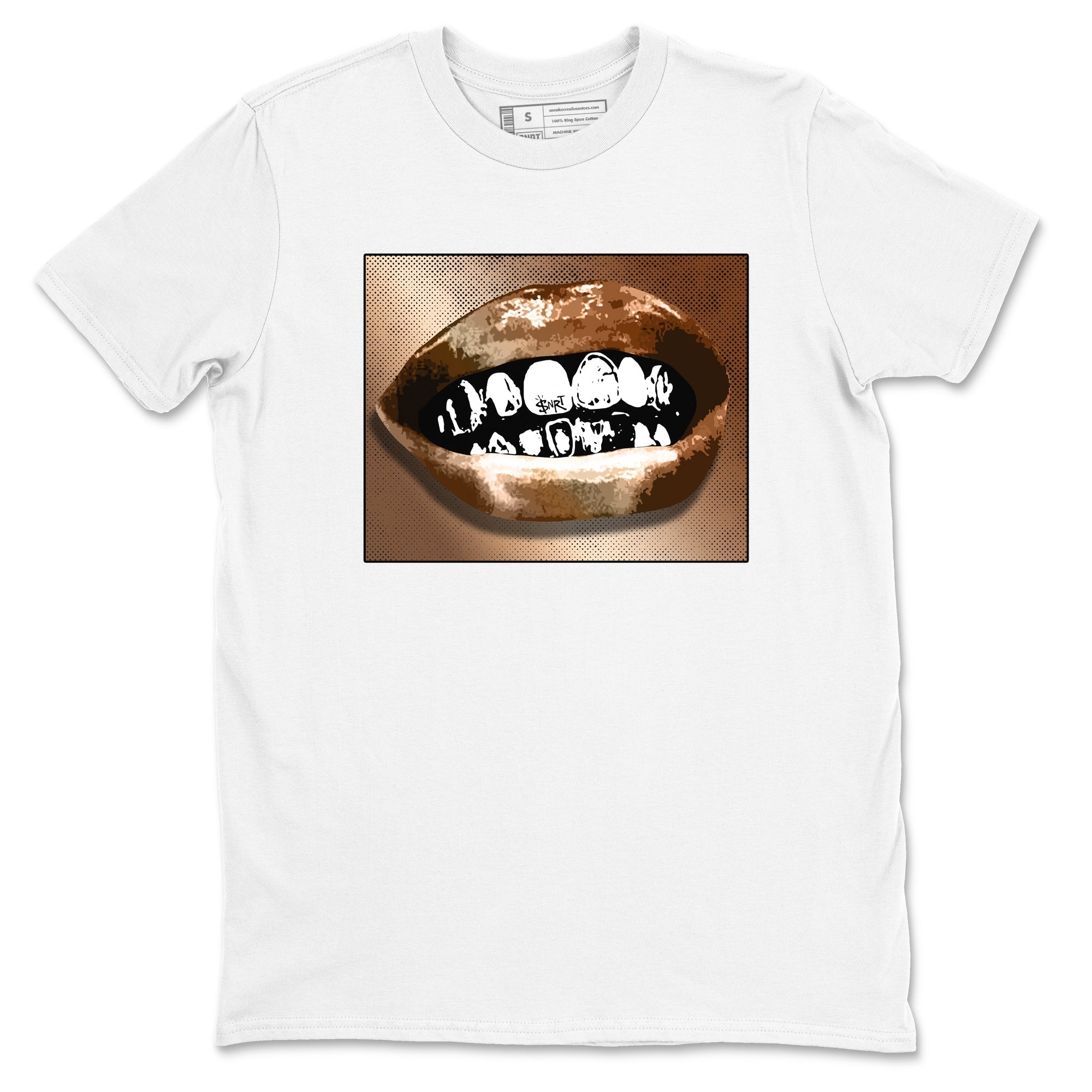 Grillz Lips snkmatch Tees - Air Foamposite One Metallic Copper