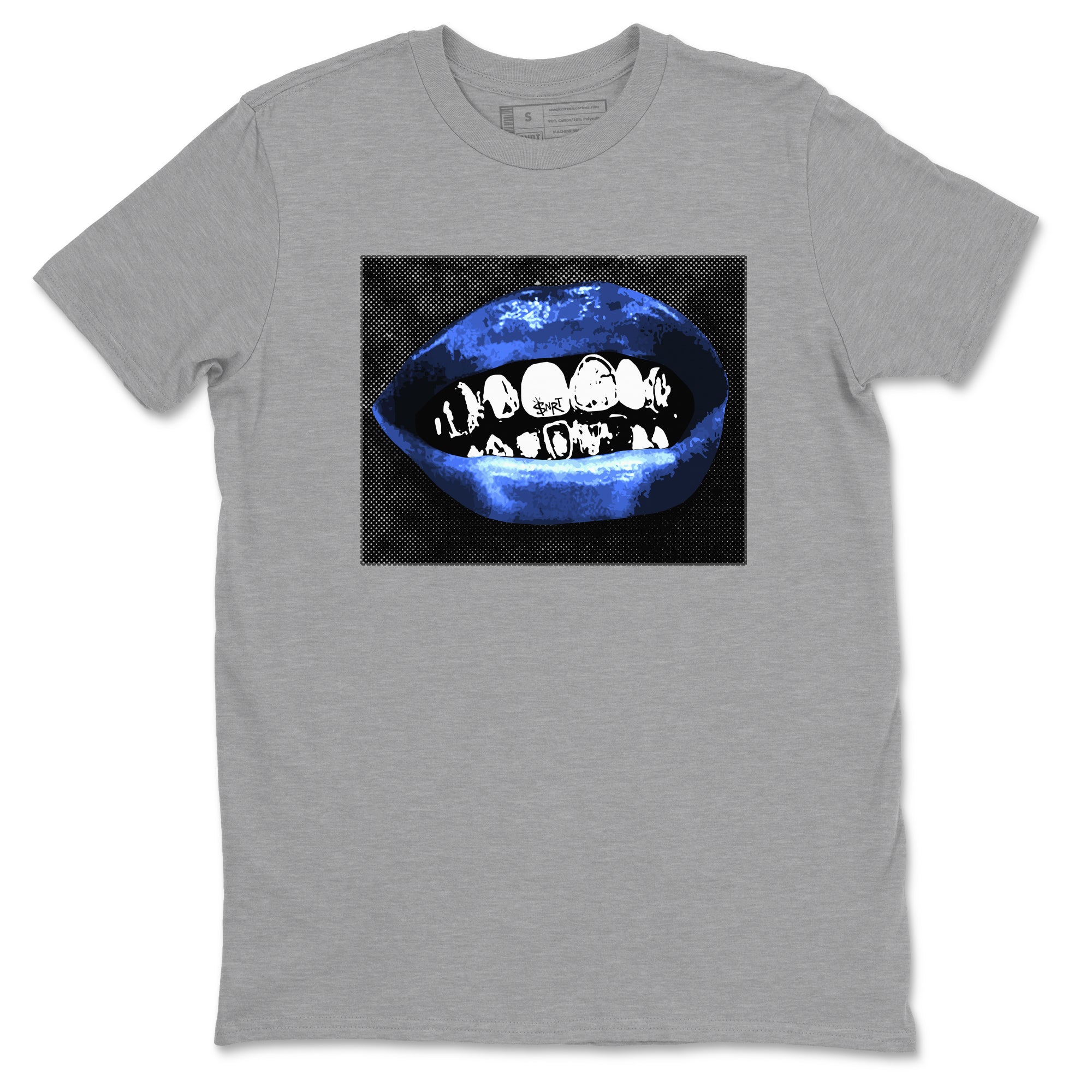 Grillz Lips snkmatch Tees - Air Foamposite One Royal