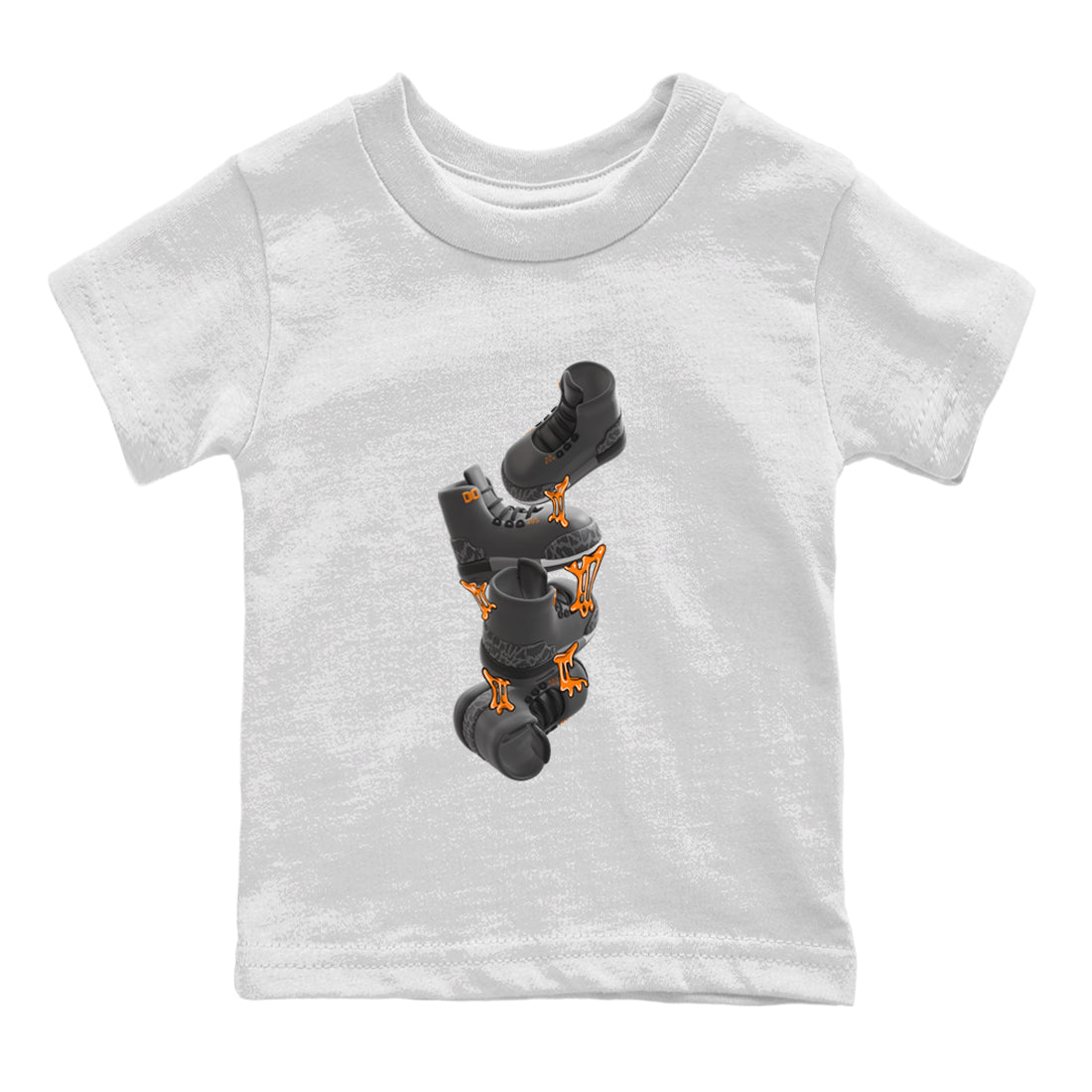 Gum Stuck On Shoes snkmatch Tee Kids - Air Jordan 3 Fear