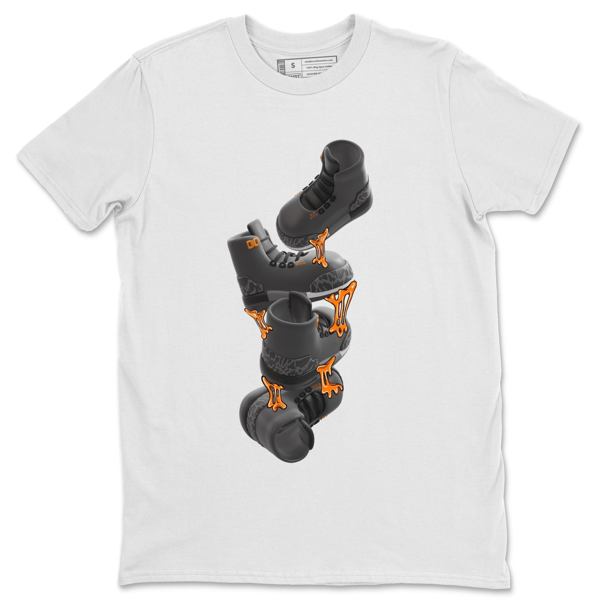 Gum Stuck On Shoes snkmatch Tee - Air Jordan 3 Fear