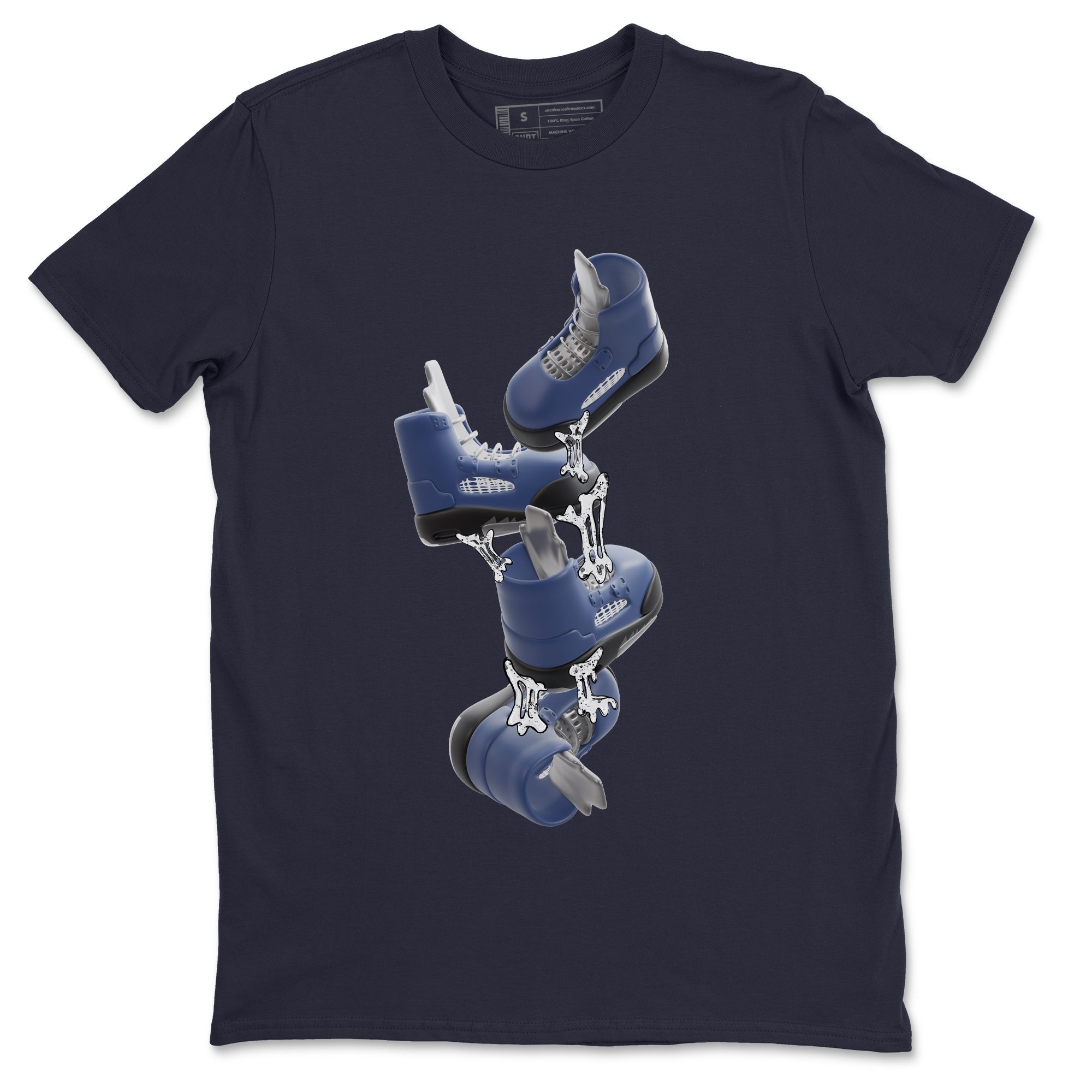 Gum Stuck On Shoes snkmatch Tee - Air Jordan 5 Georgetown