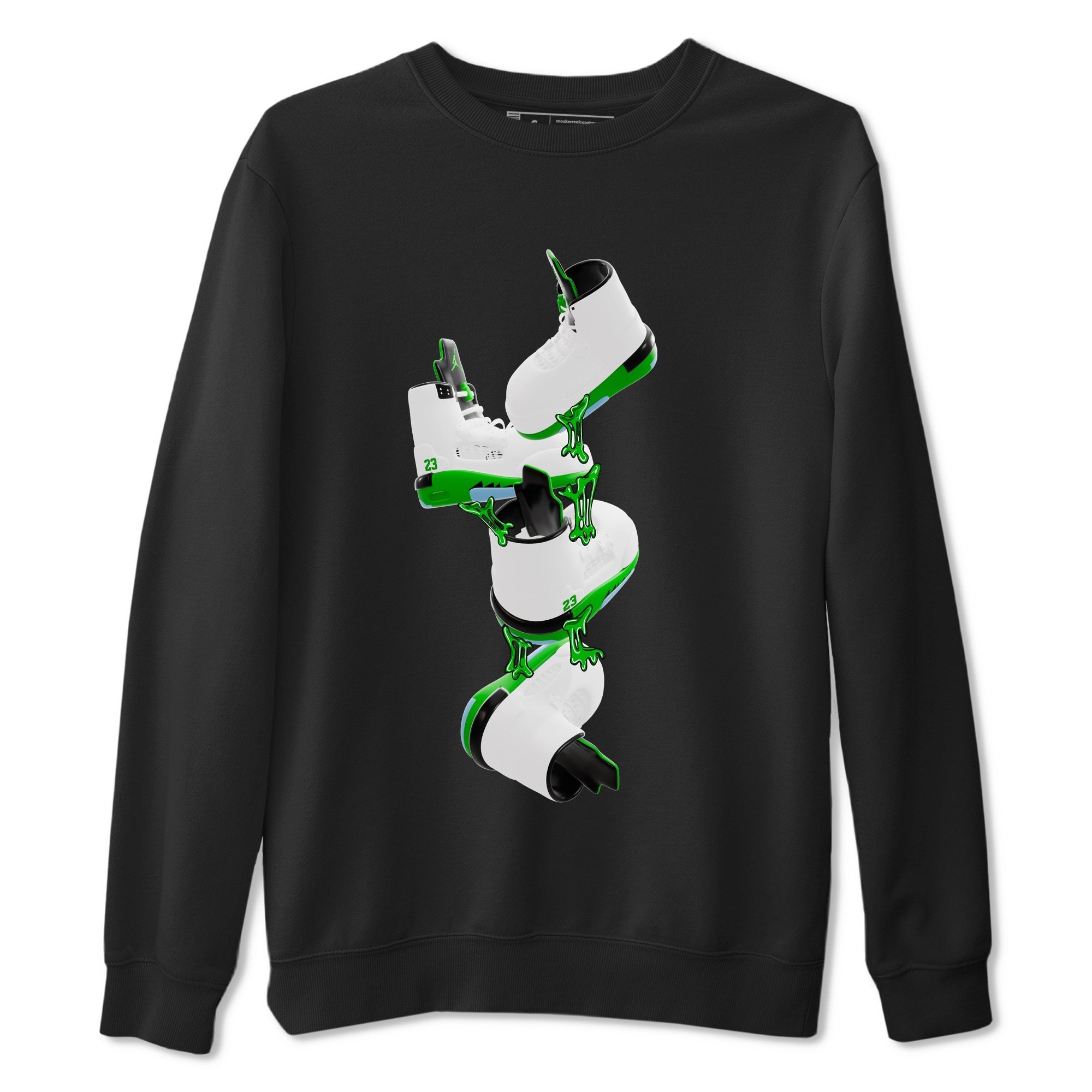 Gum Stuck On Shoes snkmatch Tee - Air Jordan 5 Lucky Green