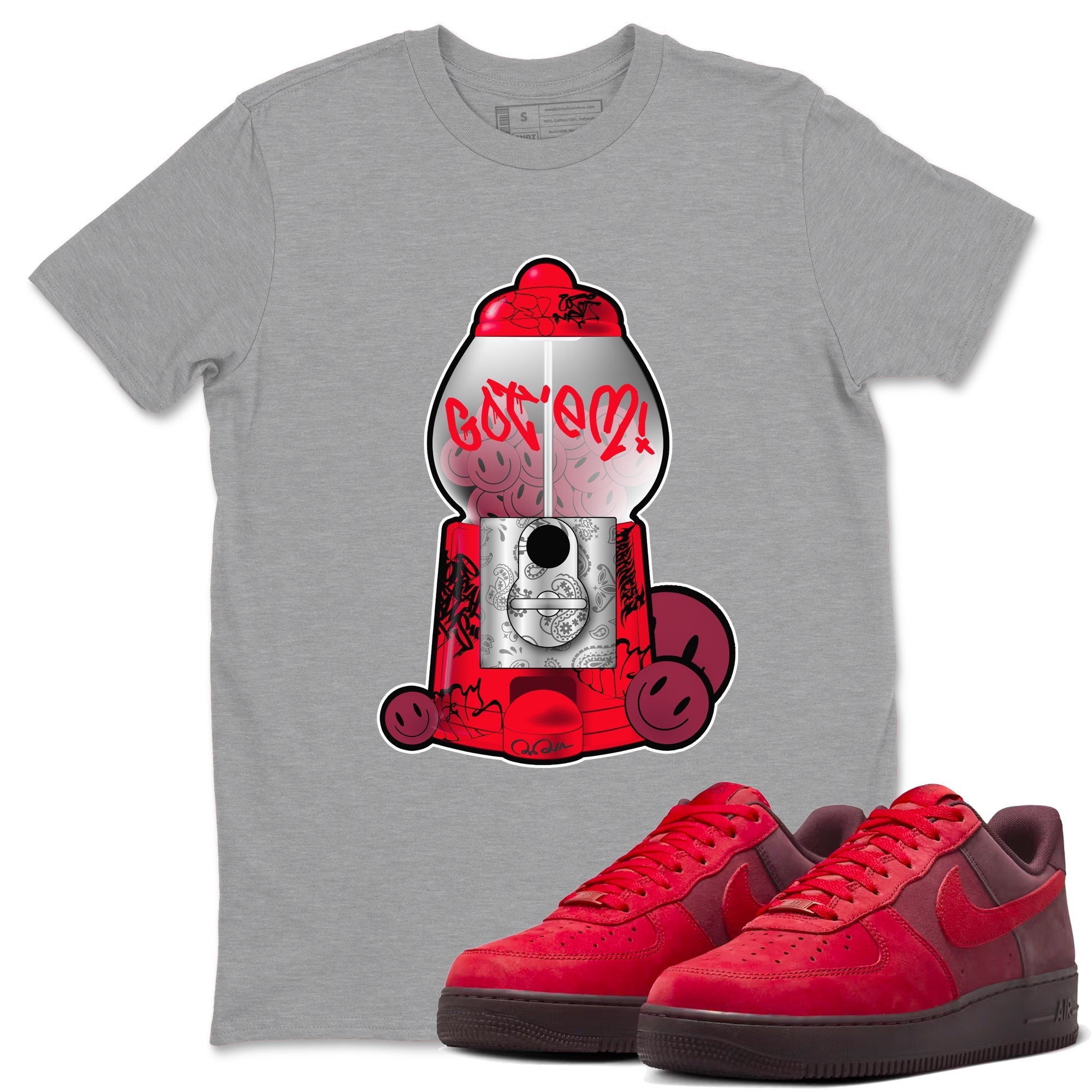 Gumball Machine snkmatch Tees - Air Force 1 Layers Of Love