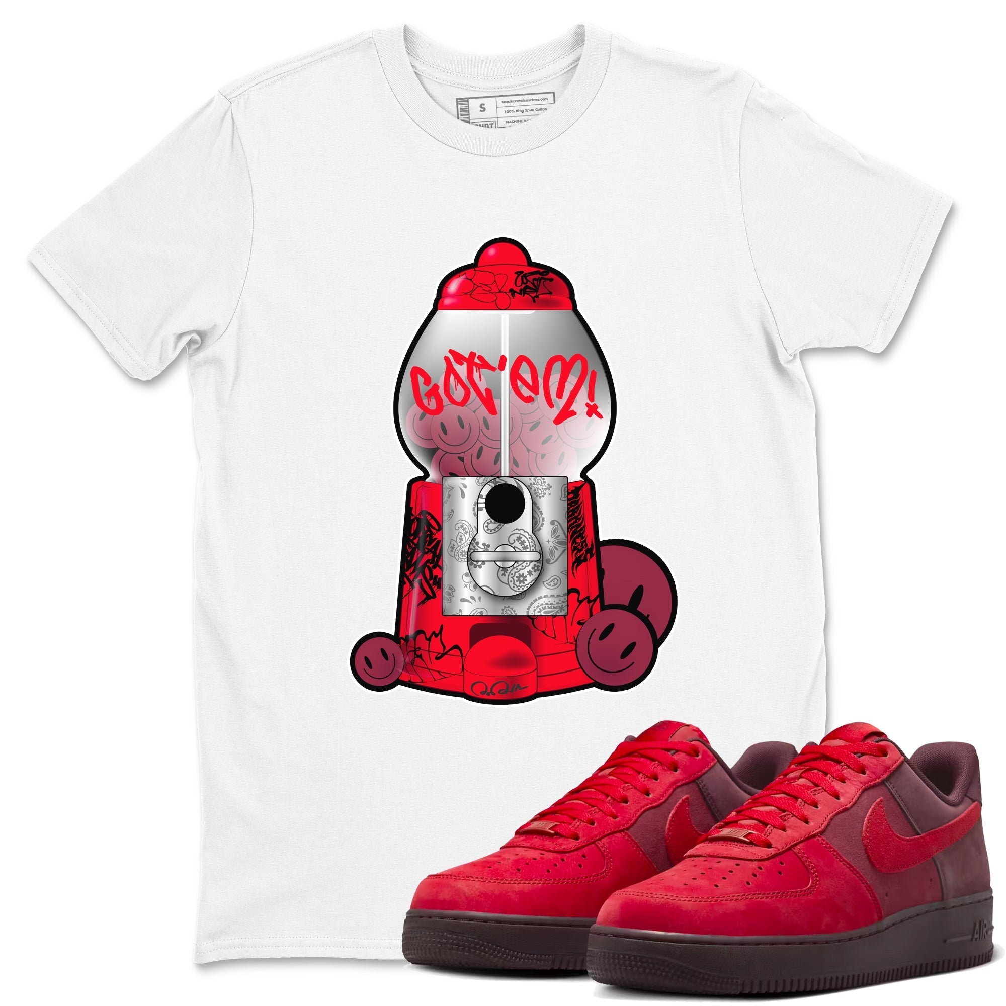 Gumball Machine snkmatch Tees - Air Force 1 Layers Of Love