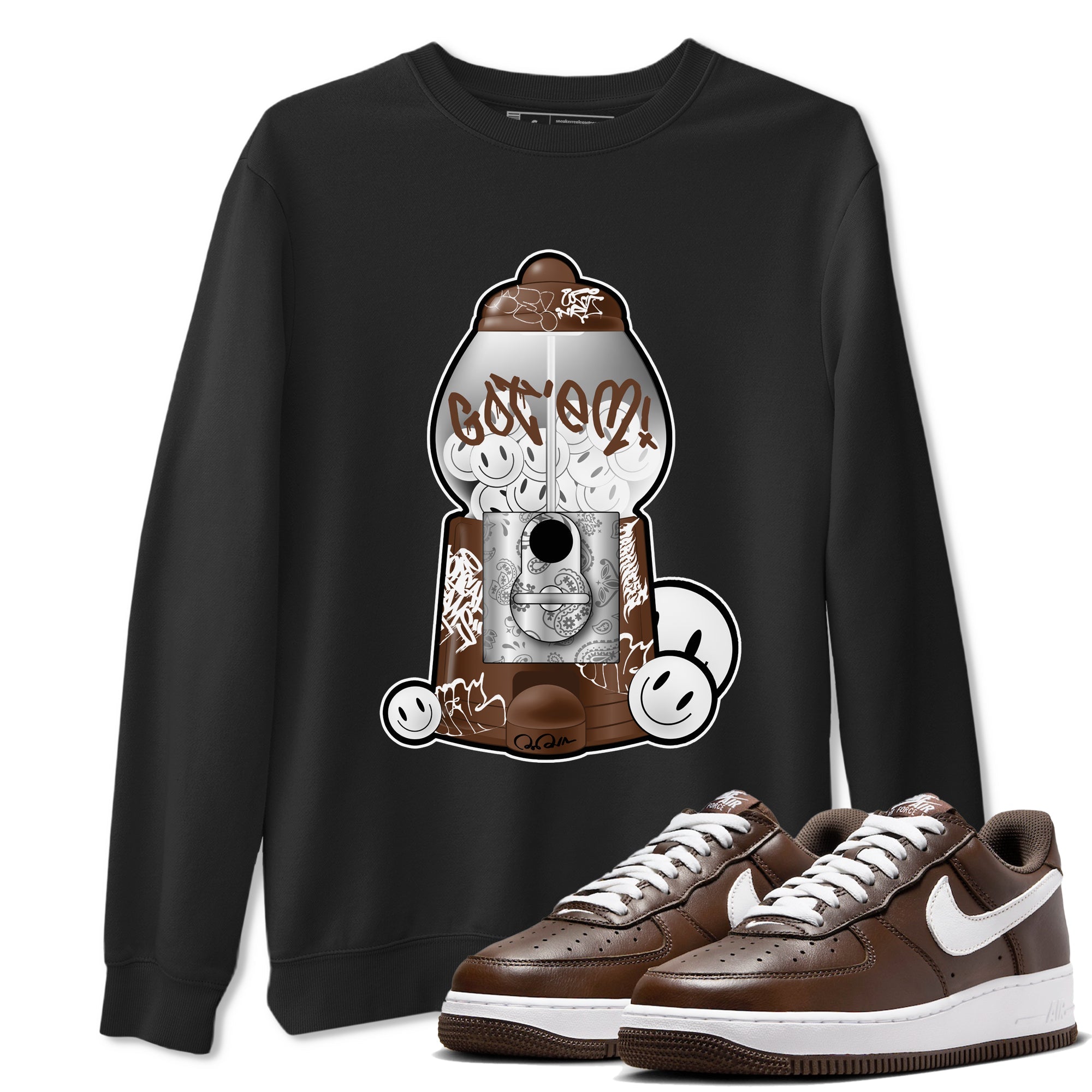 Gumball Machine snkmatch Tee - Air Force 1 Chocolate