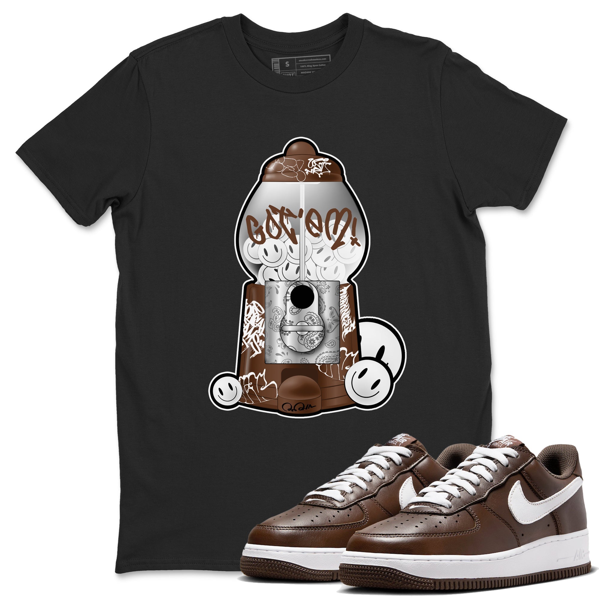 Gumball Machine snkmatch Tee - Air Force 1 Chocolate