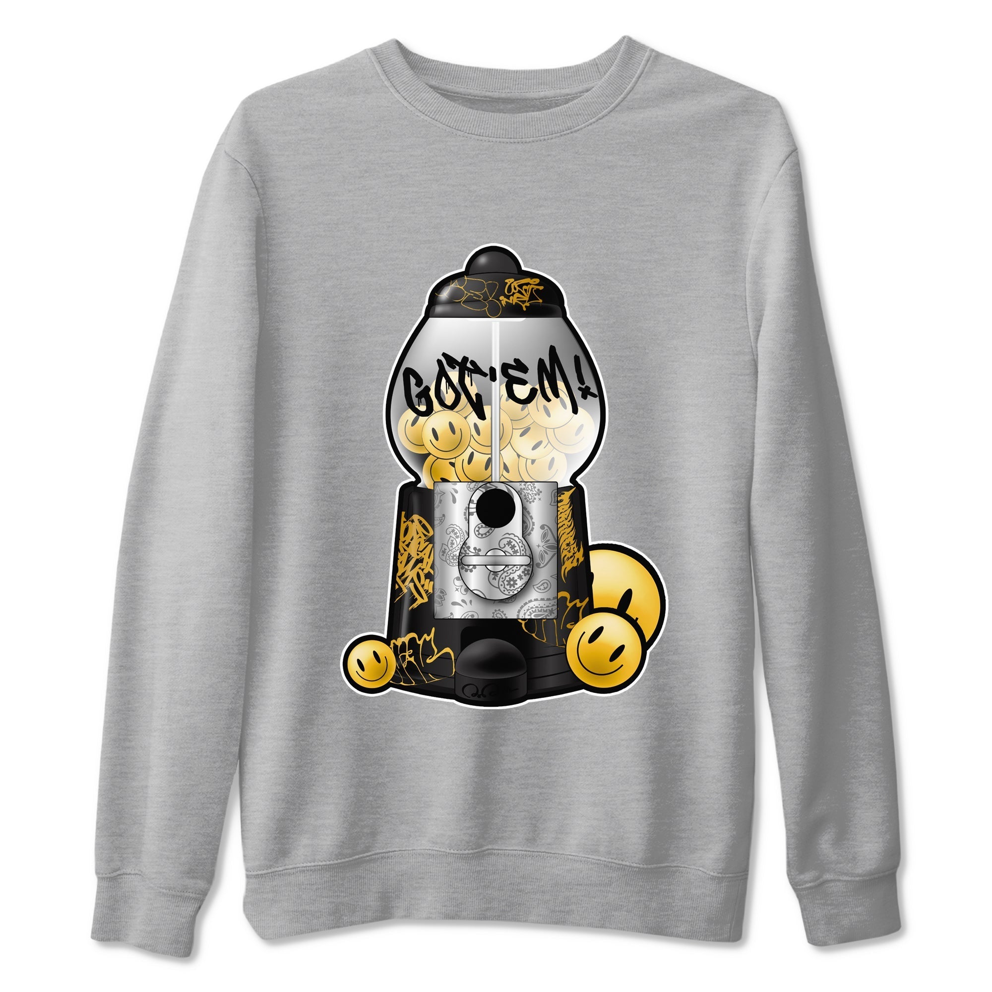Gumball Machine snkmatch Tees - Air Jordan 1 Black Metallic Gold