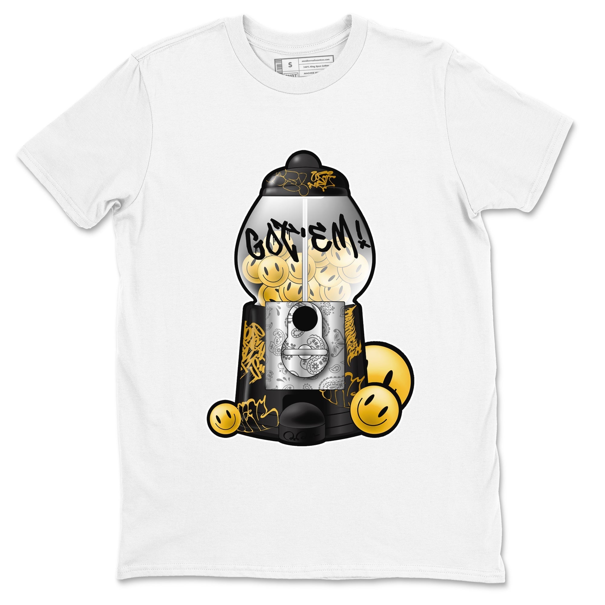 Gumball Machine snkmatch Tees - Air Jordan 1 Black Metallic Gold
