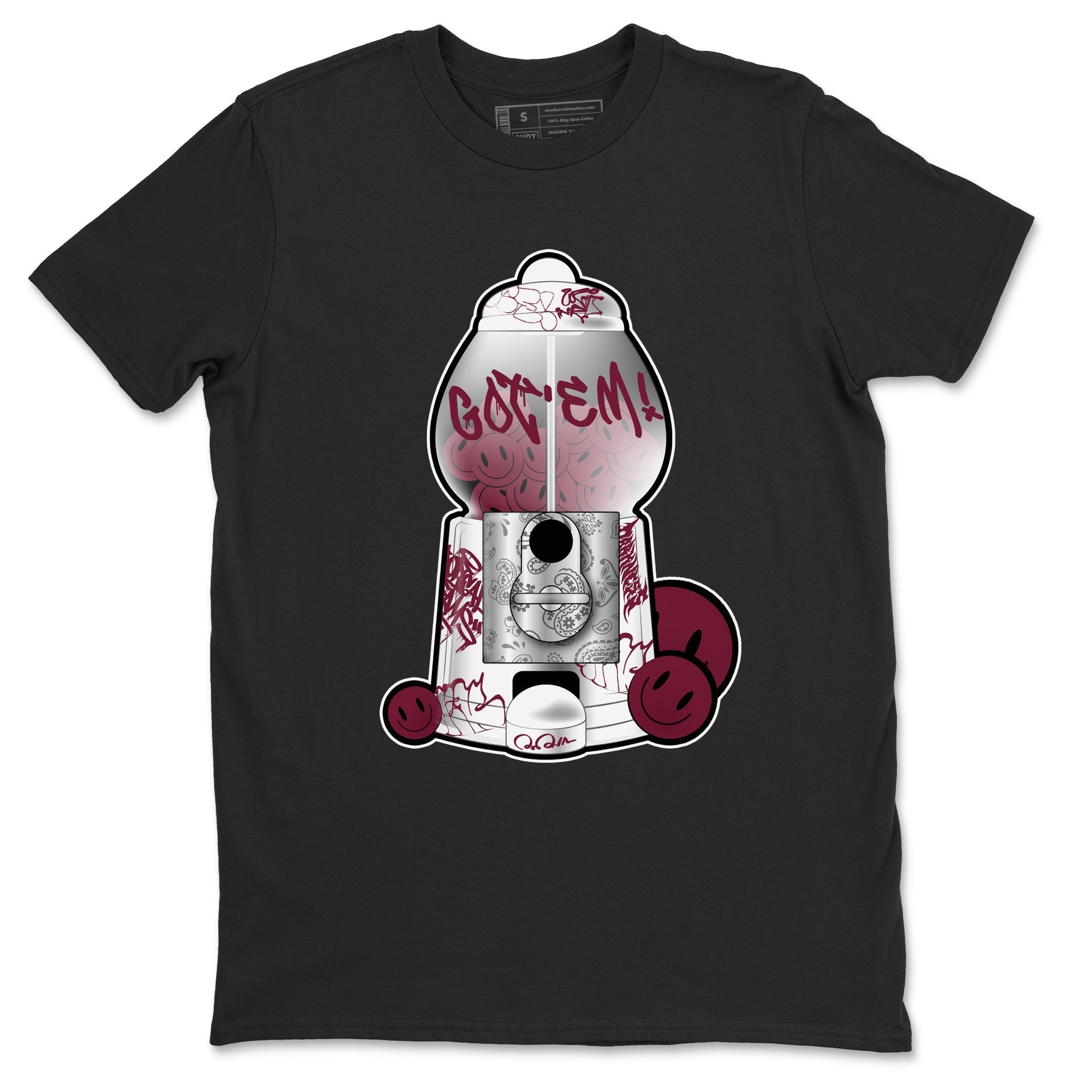 Gumball Machine snkmatch Tee - Air Jordan 1 Metallic Burgundy