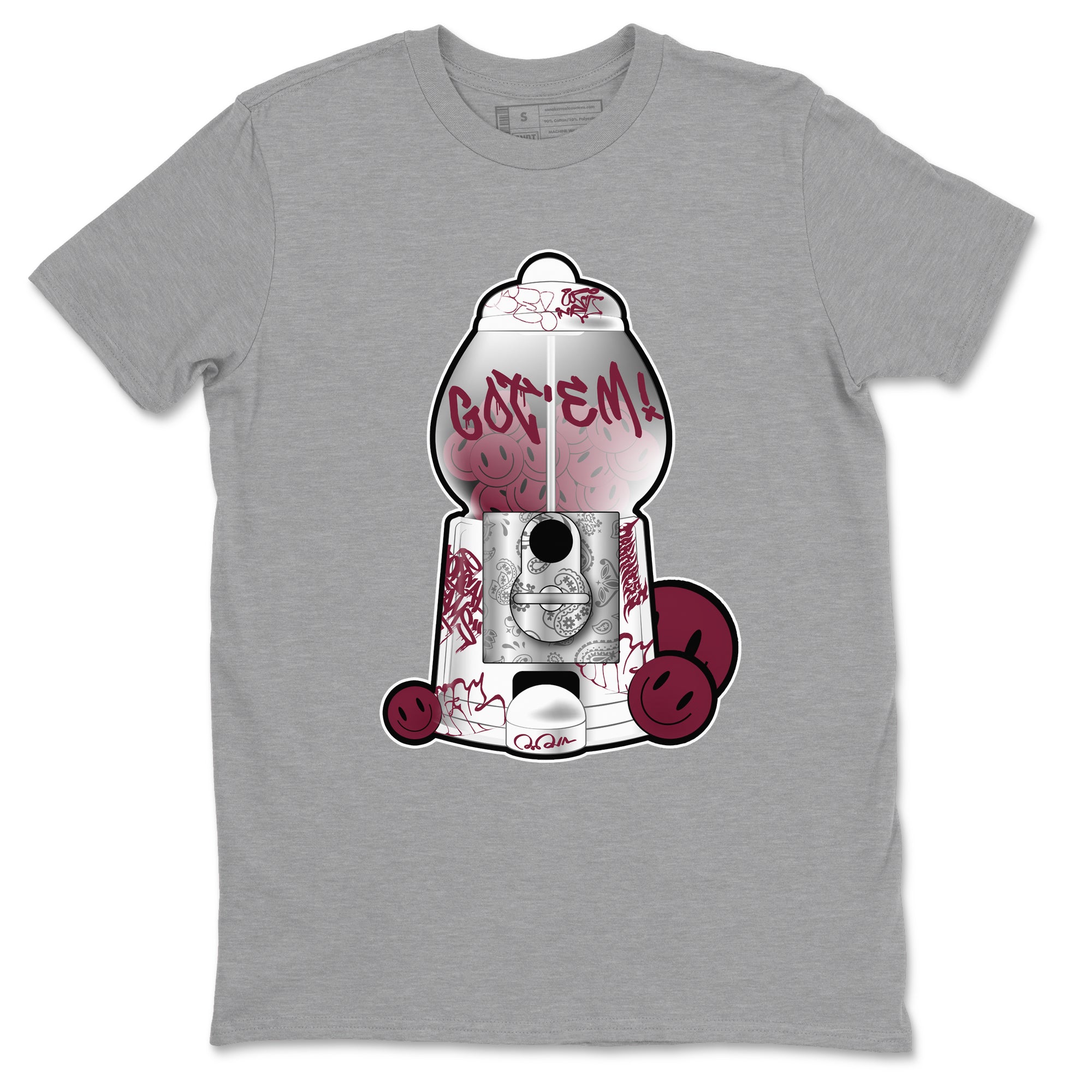 Gumball Machine snkmatch Tee - Air Jordan 1 Metallic Burgundy