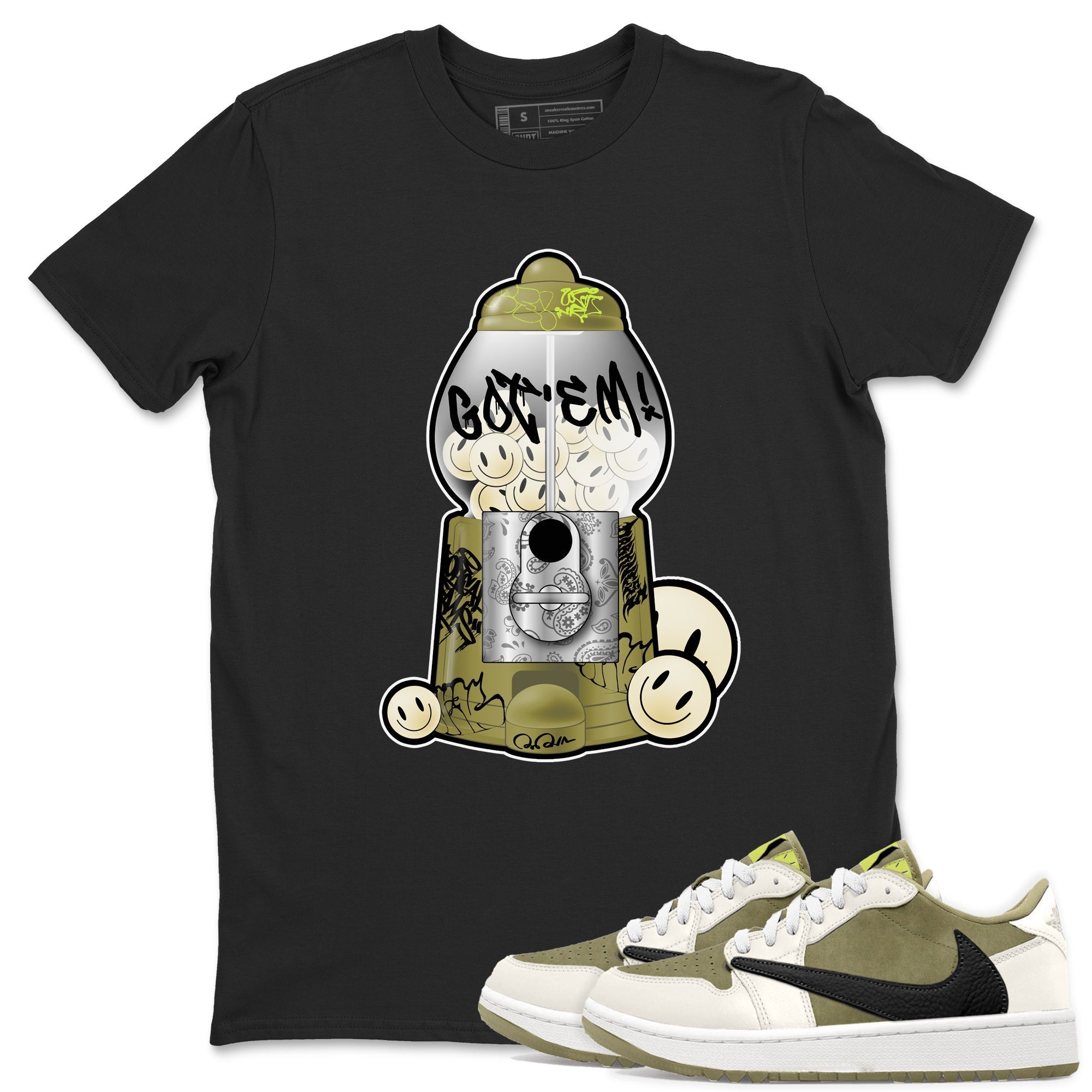Gumball Machine snkmatch Tee - Air Jordan 1 Travis Scott Golf