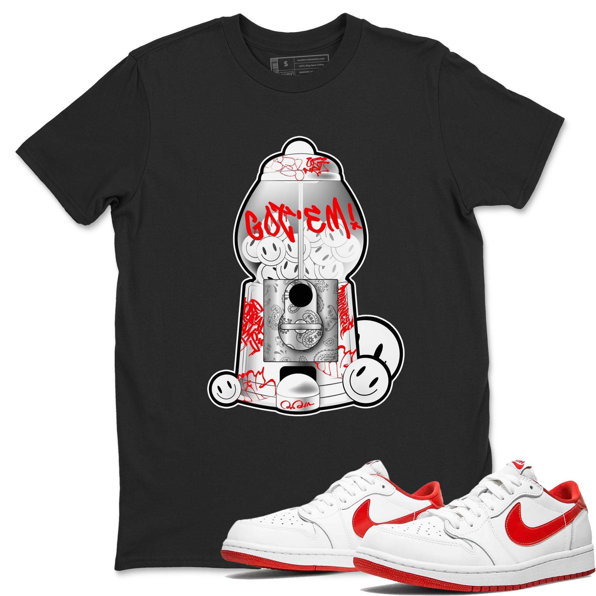 Gumball Machine snkmatch Tee - Air Jordan 1 University Red