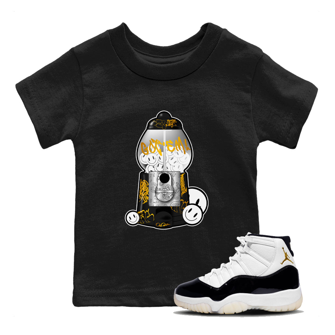 Gumball Machine snkmatch Tee Kids - Air Jordan 11 Gratitude