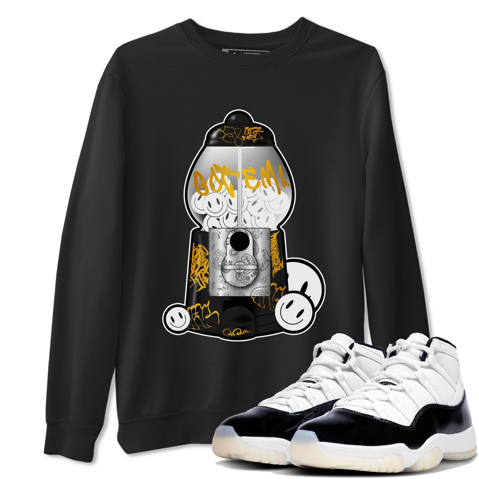 Gumball Machine snkmatch Tee - Air Jordan 11 Gratitude
