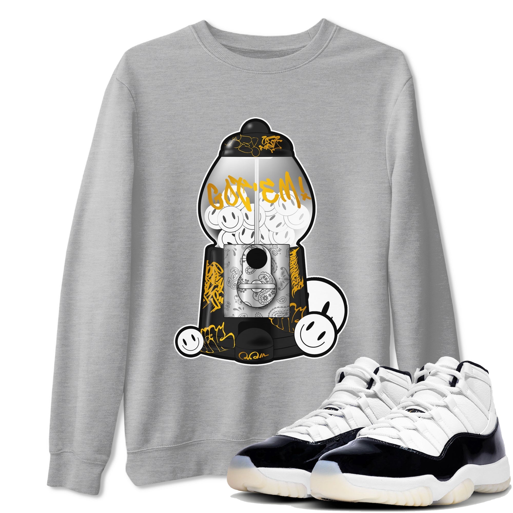 Gumball Machine snkmatch Tee - Air Jordan 11 Gratitude
