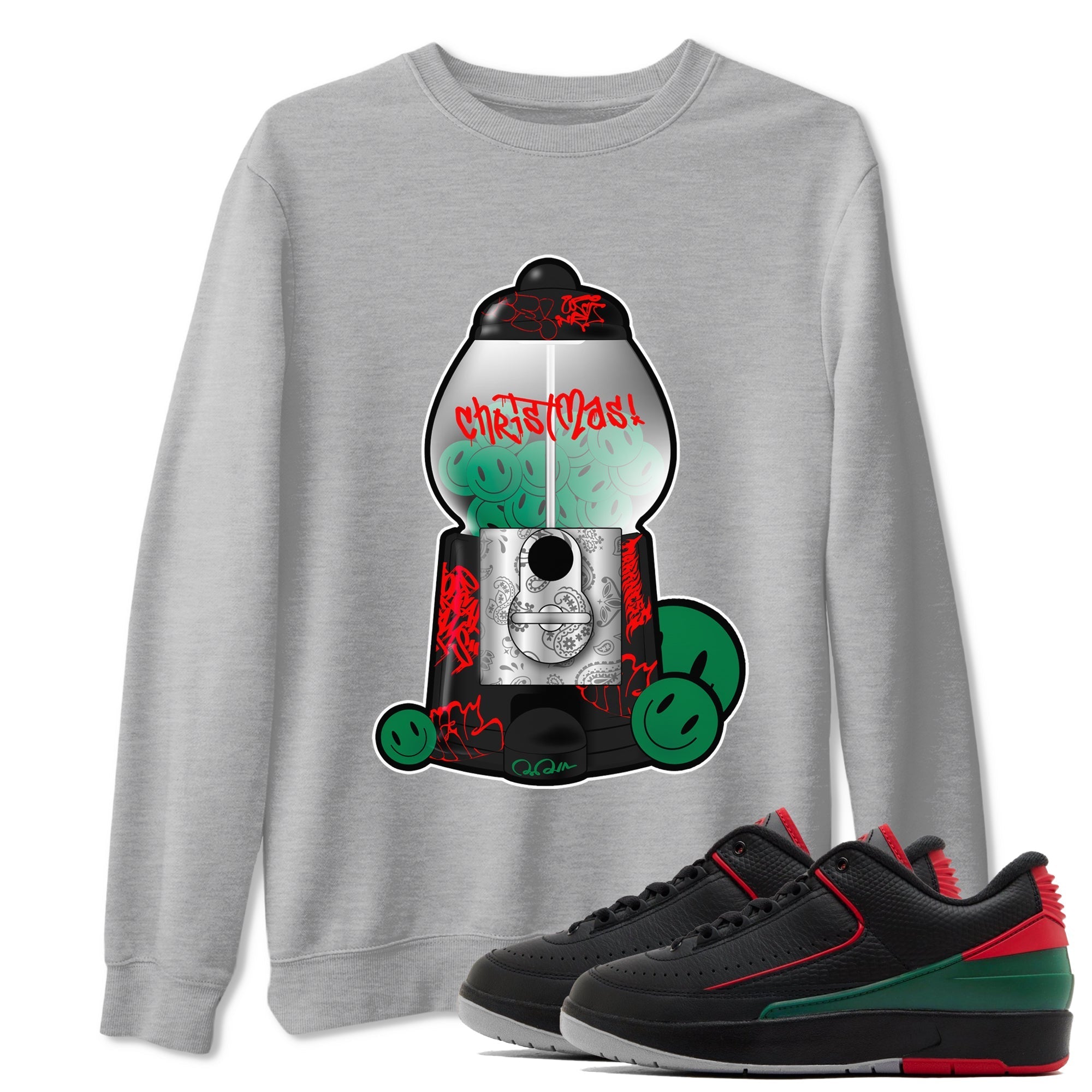 Gumball Machine snkmatch Tee - Air Jordan 2 Christmas