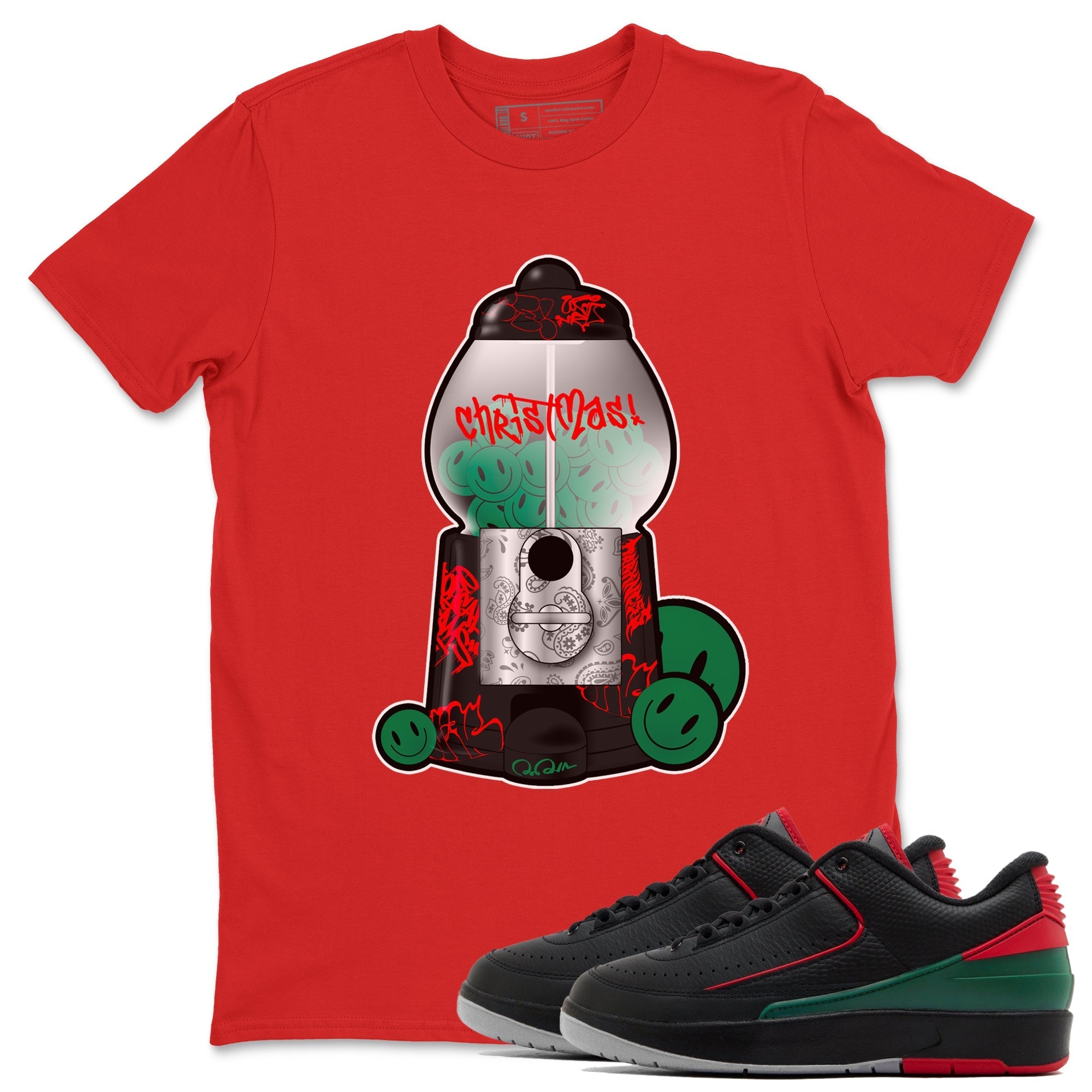Gumball Machine snkmatch Tee - Air Jordan 2 Christmas