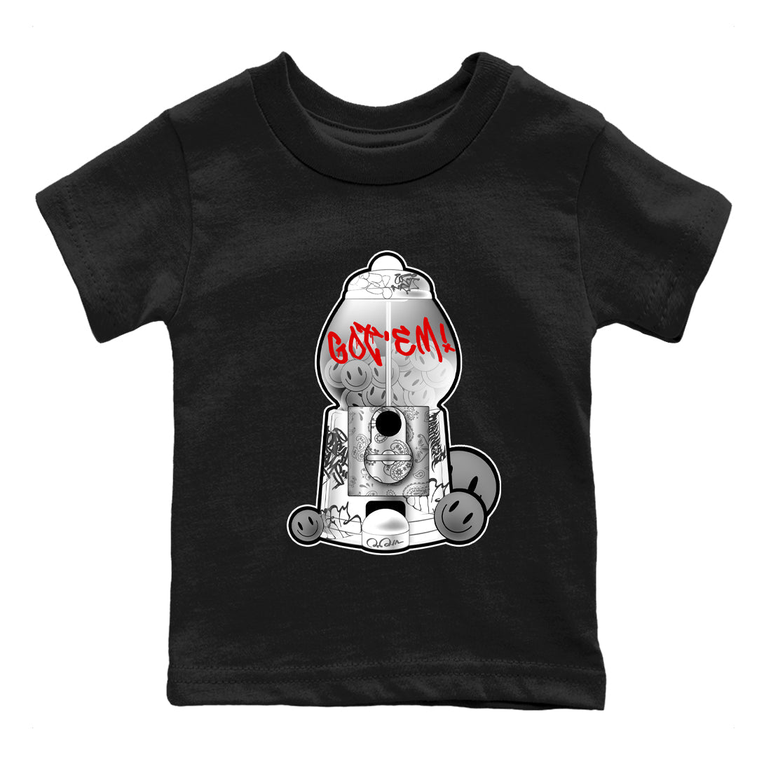 Gumball Machine snkmatch Tees Kids - Air Jordan 3 Cement Grey