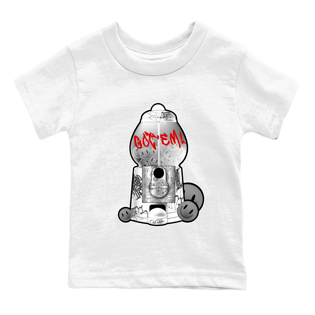 Gumball Machine snkmatch Tees Kids - Air Jordan 3 Cement Grey