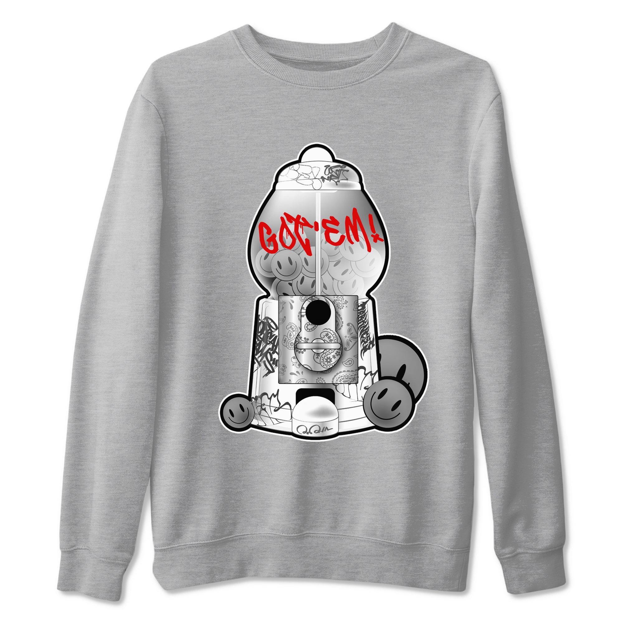 Gumball Machine snkmatch Tees - Air Jordan 3 Cement Grey