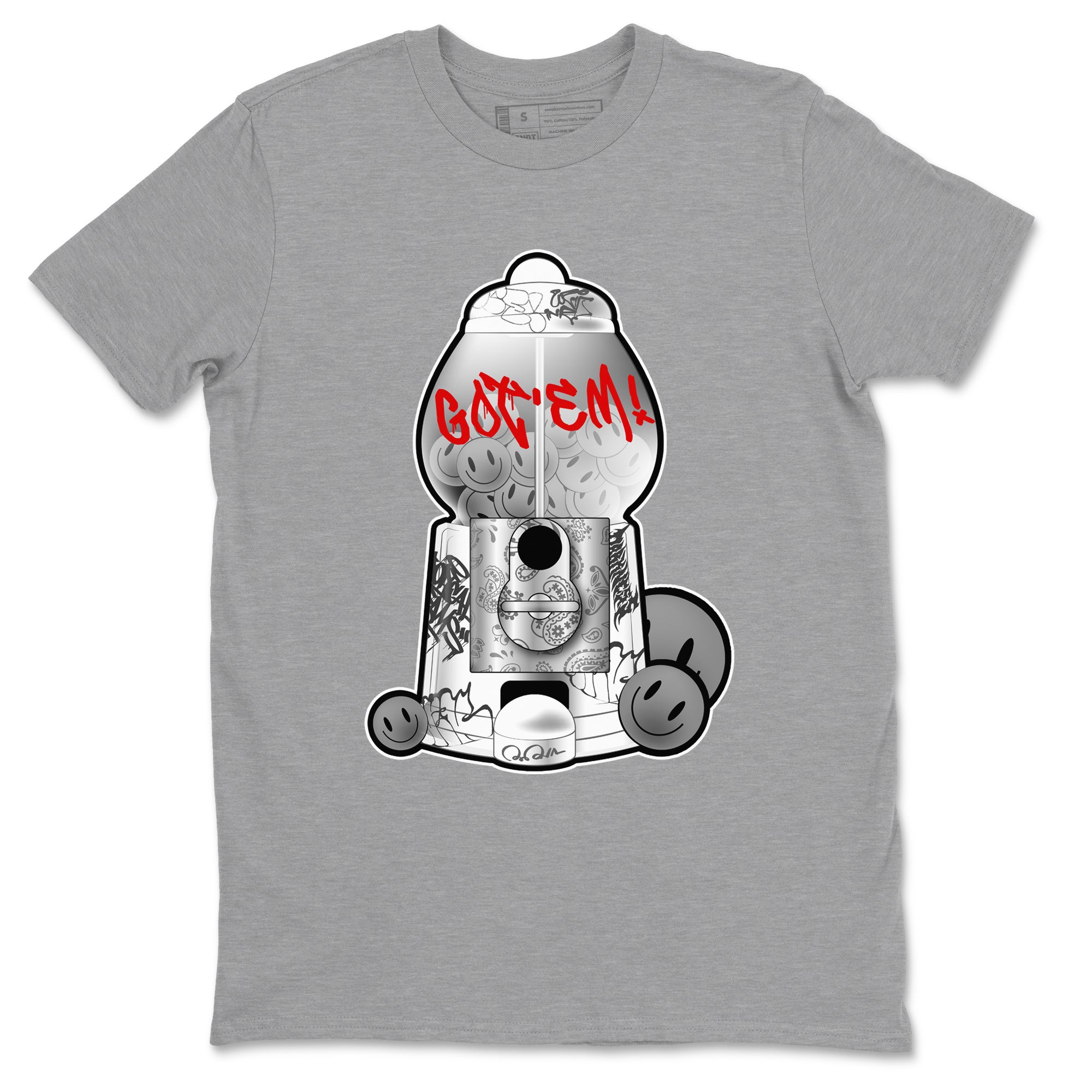 Gumball Machine snkmatch Tees - Air Jordan 3 Cement Grey