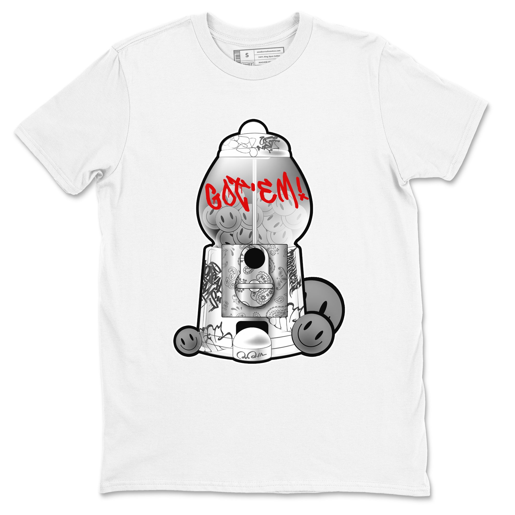 Gumball Machine snkmatch Tees - Air Jordan 3 Cement Grey