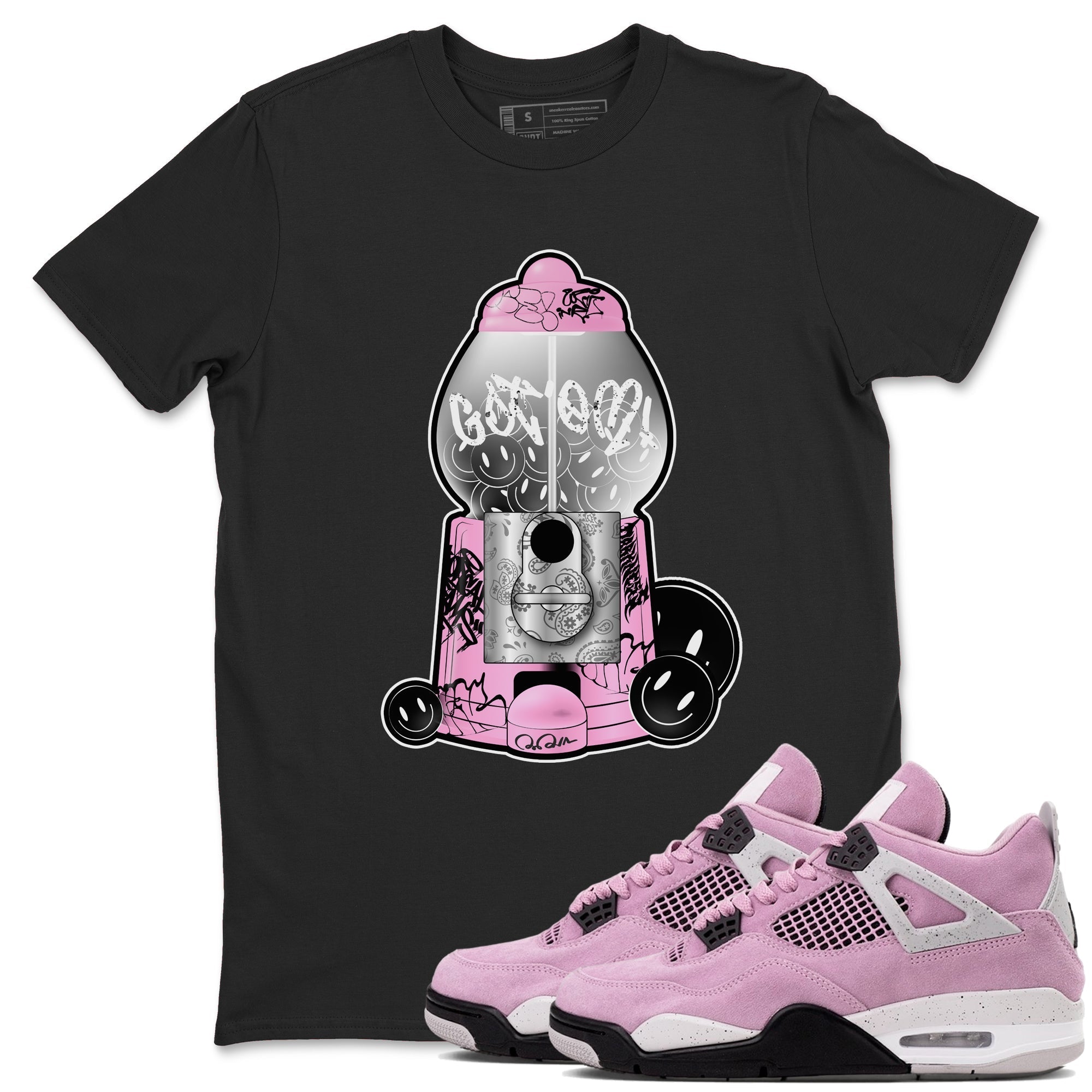 Gumball Machine snkmatch Tees - Air Jordan 4 Orchid