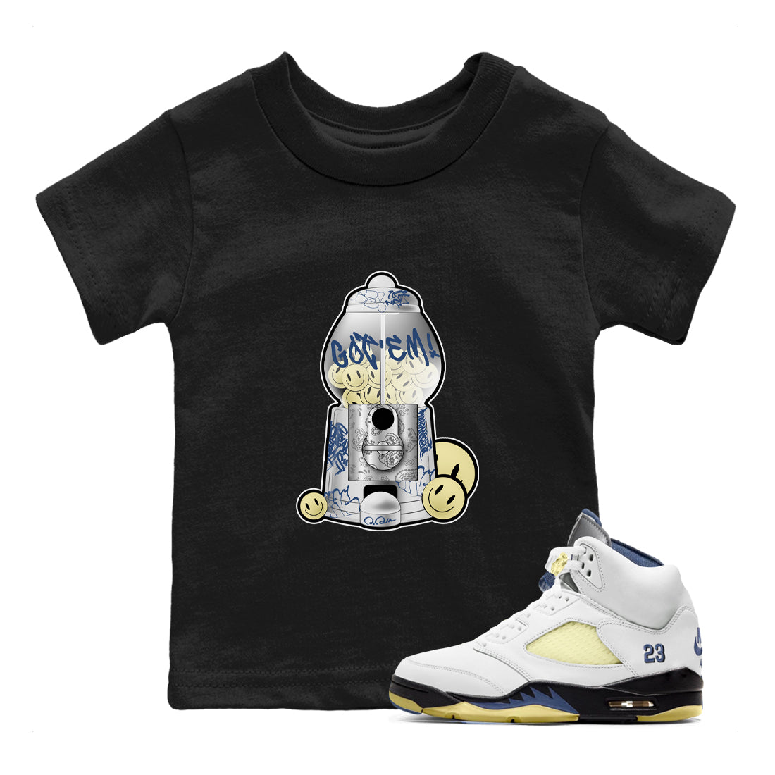Gumball Machine snkmatch Tee Kids - Air Jordan 5 A Ma Maniere x Photon Dust