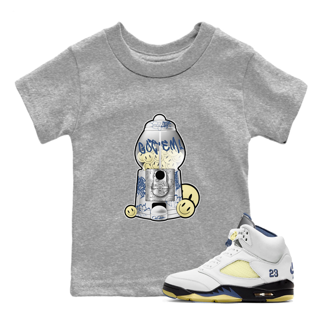 Gumball Machine snkmatch Tee Kids - Air Jordan 5 A Ma Maniere x Photon Dust
