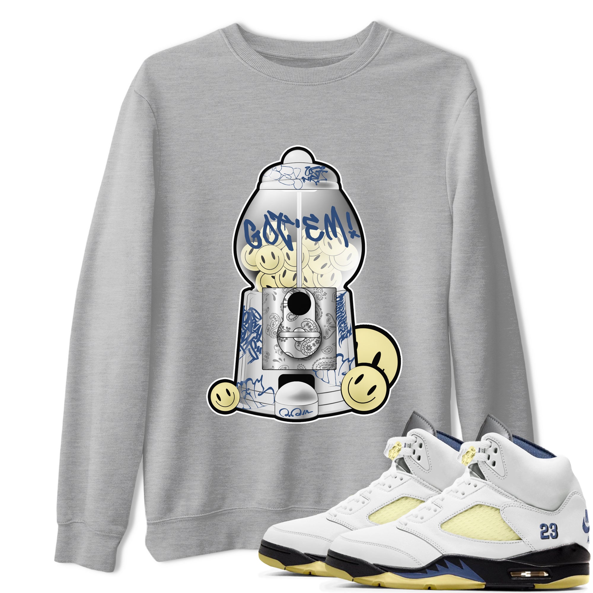 Gumball Machine snkmatch Tee - Air Jordan 5 A Ma Maniere x Photon Dust