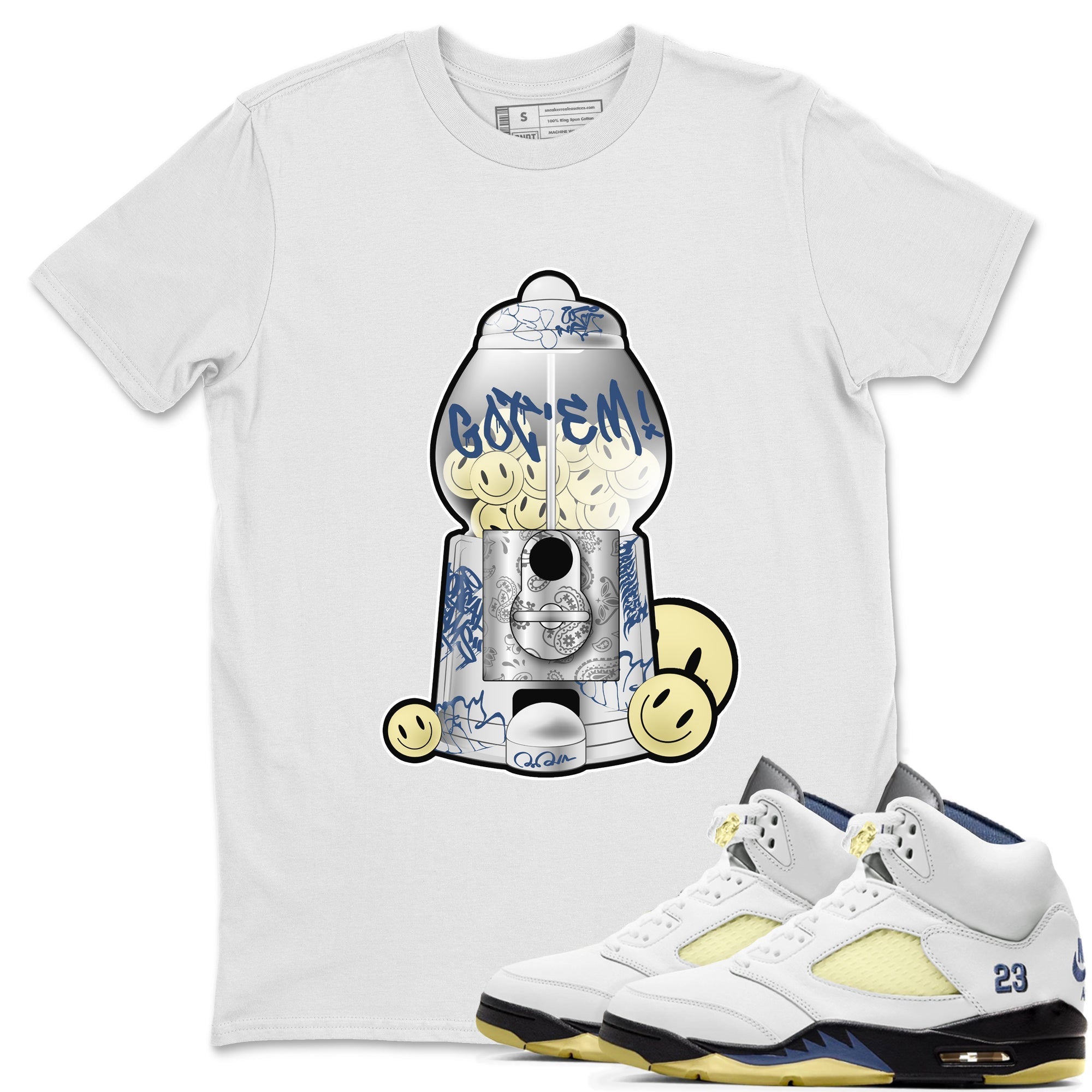 Gumball Machine snkmatch Tee - Air Jordan 5 A Ma Maniere x Photon Dust