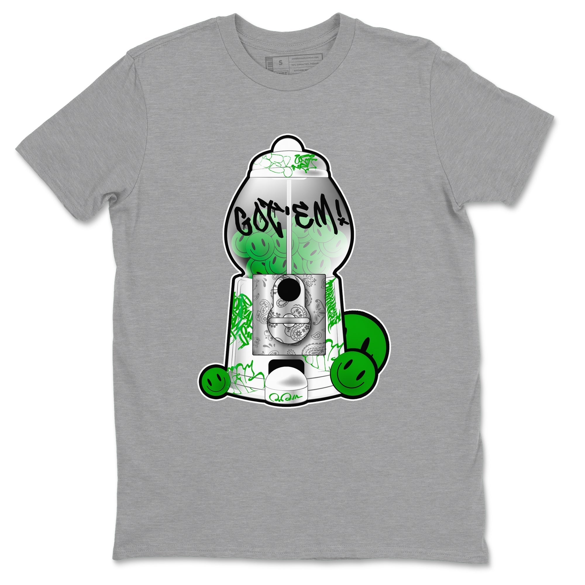 Gumball Machine snkmatch Tee - Air Jordan 5 Lucky Green