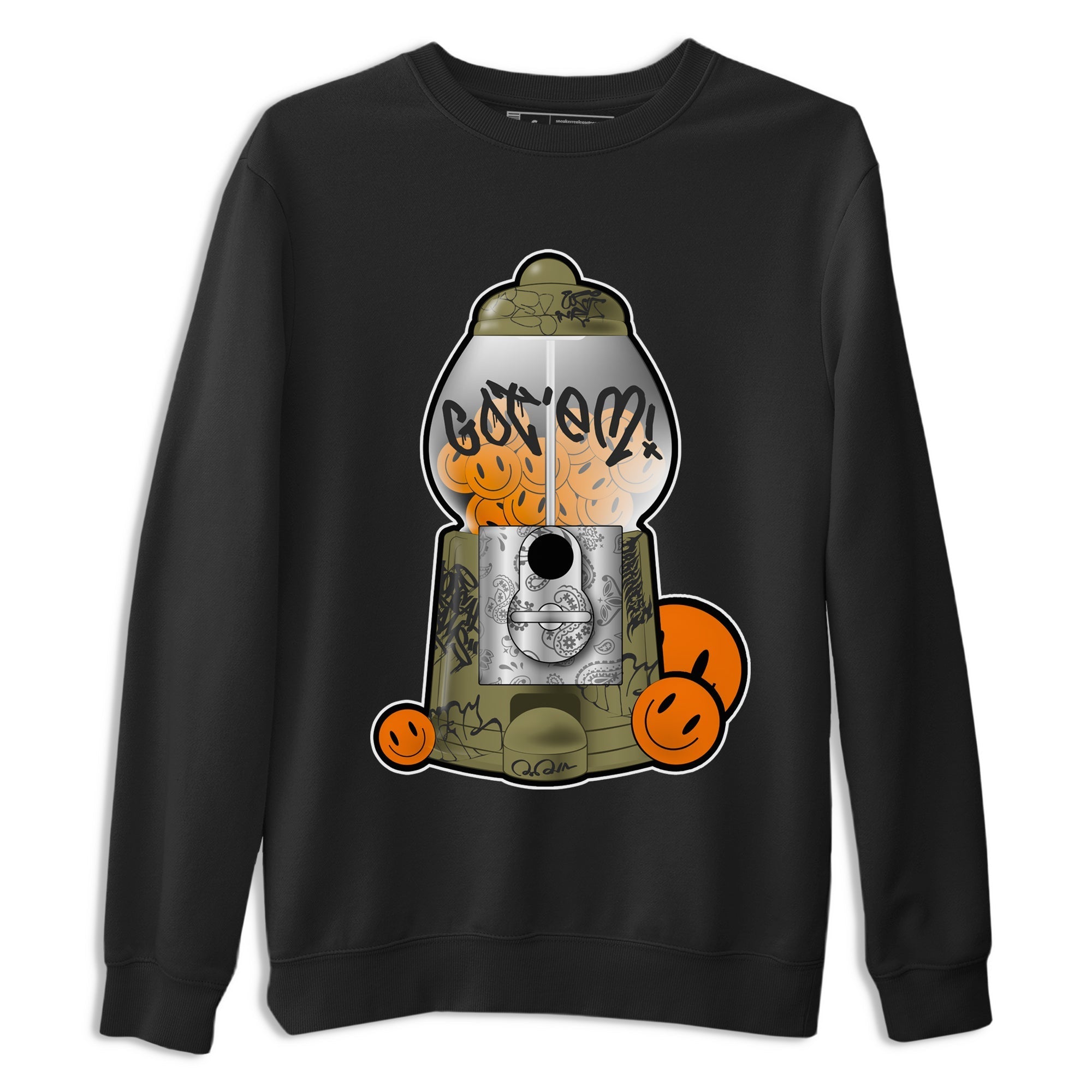 Gumball Machine snkmatch Tees - Air Jordan 5 Olive