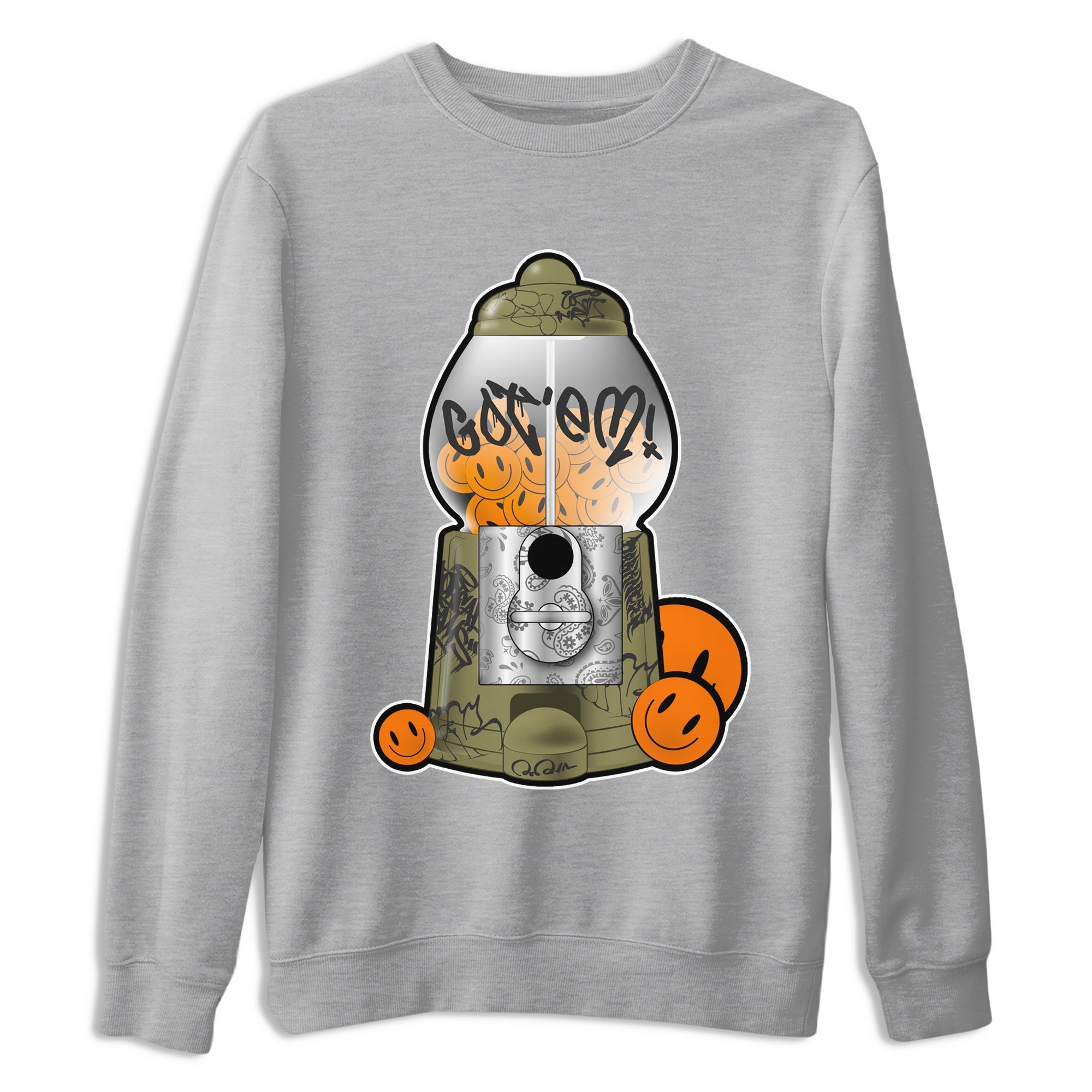 Gumball Machine snkmatch Tees - Air Jordan 5 Olive