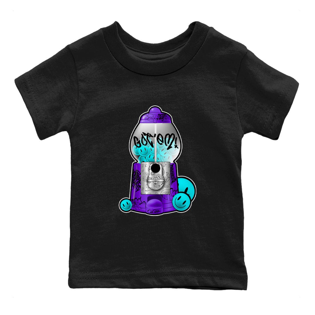 Gumball Machine snkmatch Tee Kids - Air Jordan 6 Aqua